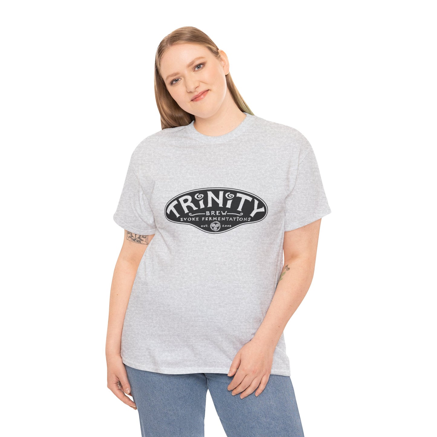 TRiNiTY Classic Logo/ Black - Unisex Heavy Cotton Tee