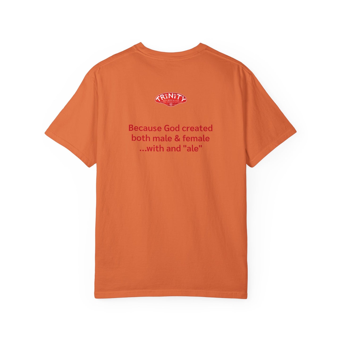 Beer-Themed Unisex Garment-Dyed T-shirt, Funny Beer Gift, Casual Tee for Beer Lovers, Christian Humor Shirt, Perfect for Parties
