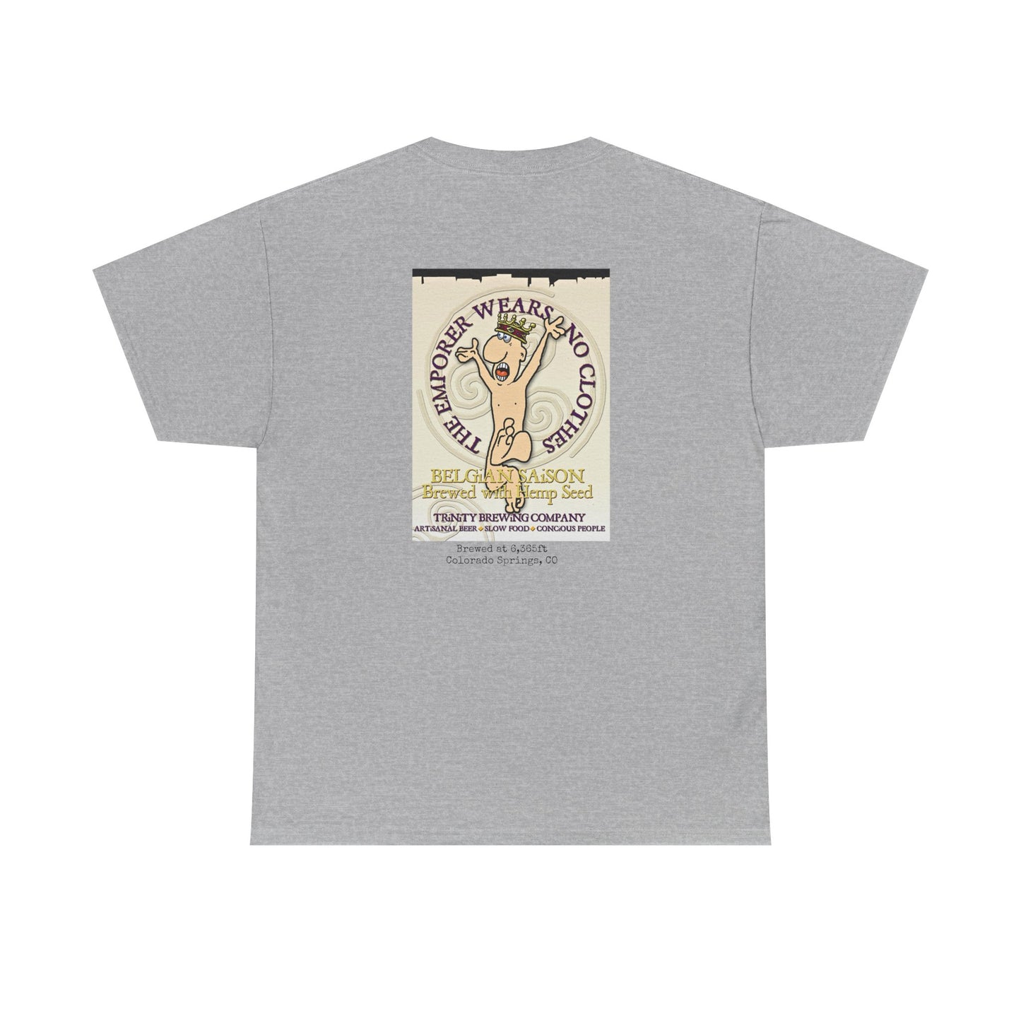 TRiNiTY The Emperor Has No Clothes -  Unisex Heavy Cotton Tee