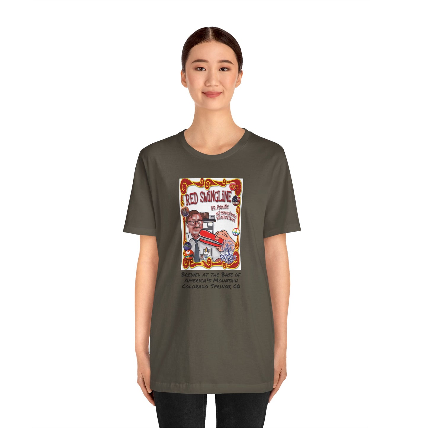 TRiNiTY GABF Gold Medal Winner Red Swingline Sour IPA - Unisex Jersey Short Sleeve Tee