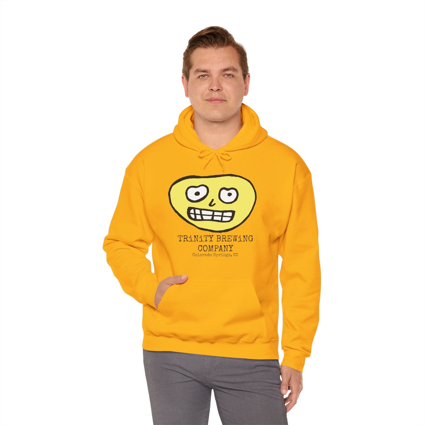 TRiNiTY Brewing Beerface Logo - Unisex Heavy Blend™ Hooded Sweatshirt