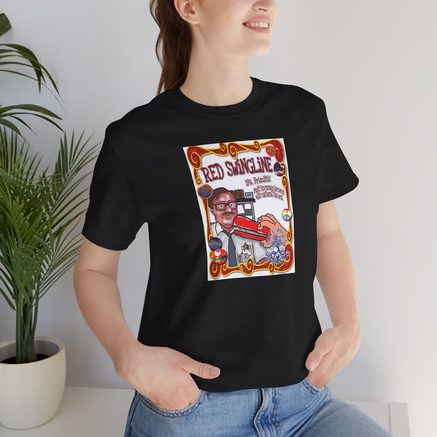 TRiNiTY GABF Gold Medal Winner Red Swingline Sour IPA - Unisex Jersey Short Sleeve Tee