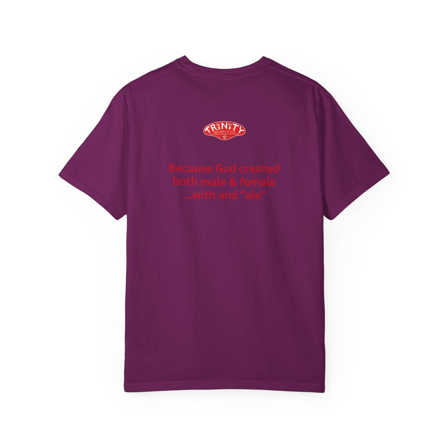 Beer-Themed Unisex Garment-Dyed T-shirt, Funny Beer Gift, Casual Tee for Beer Lovers, Christian Humor Shirt, Perfect for Parties