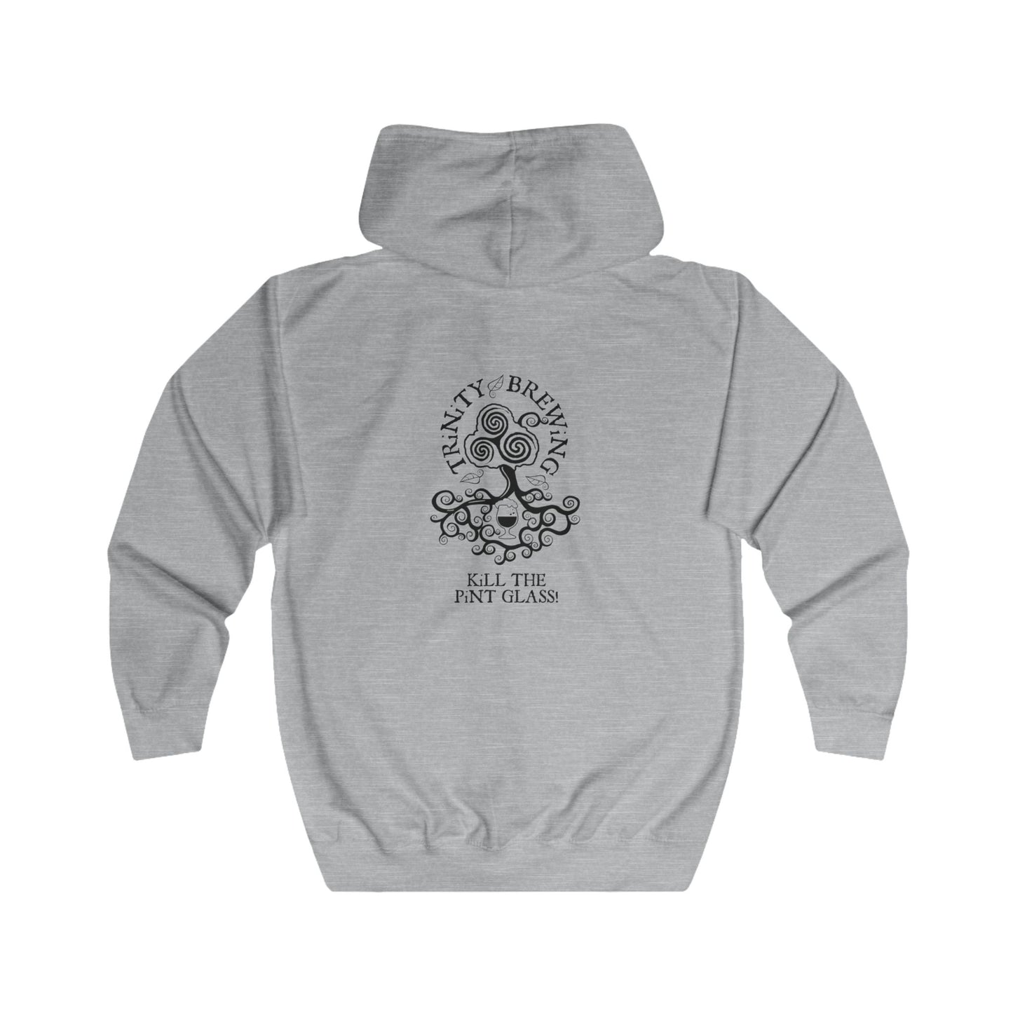 TRiNiTY Kill the Pint Glass - Unisex Full Zip Hoodie