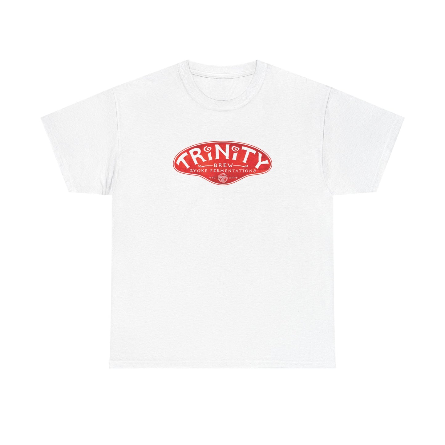 TRiNiTY Classic Logo RED - Unisex Heavy Cotton Tee