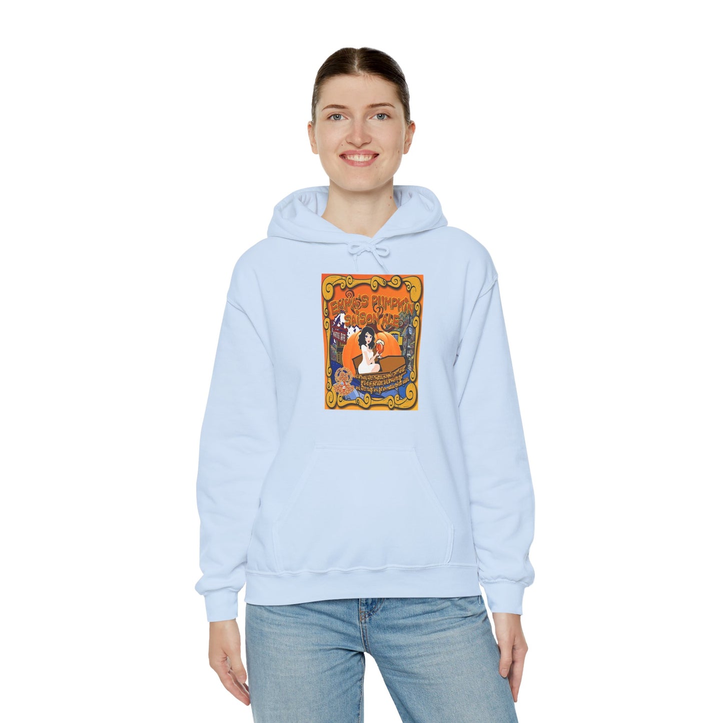 TRiNiTY Emma's Coffin Pumpkin Ale - Unisex Heavy Blend™ Hooded Sweatshirt