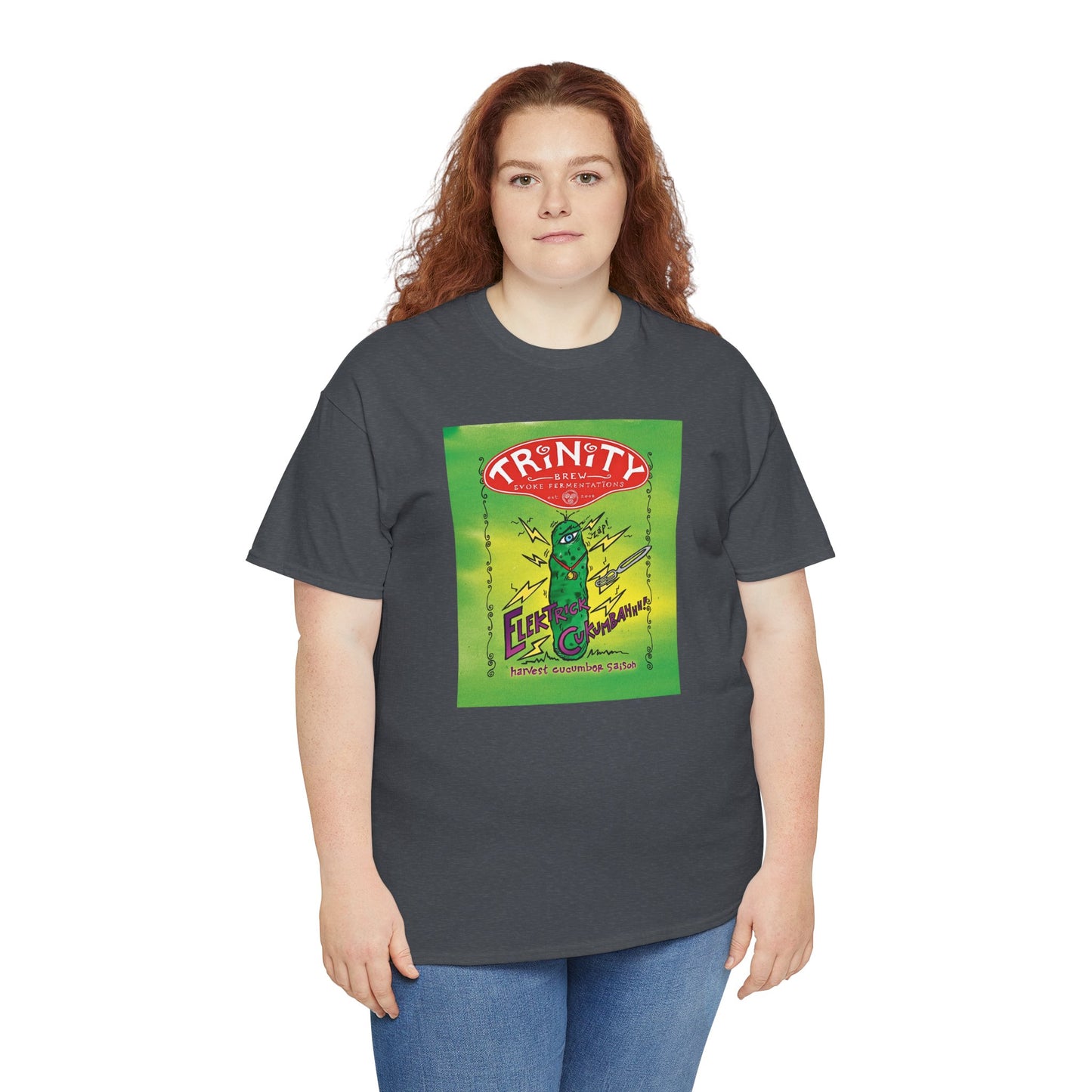 TRiNiTY Electric Cukumbahh (Darker Colors) - Unisex Heavy Cotton Tee