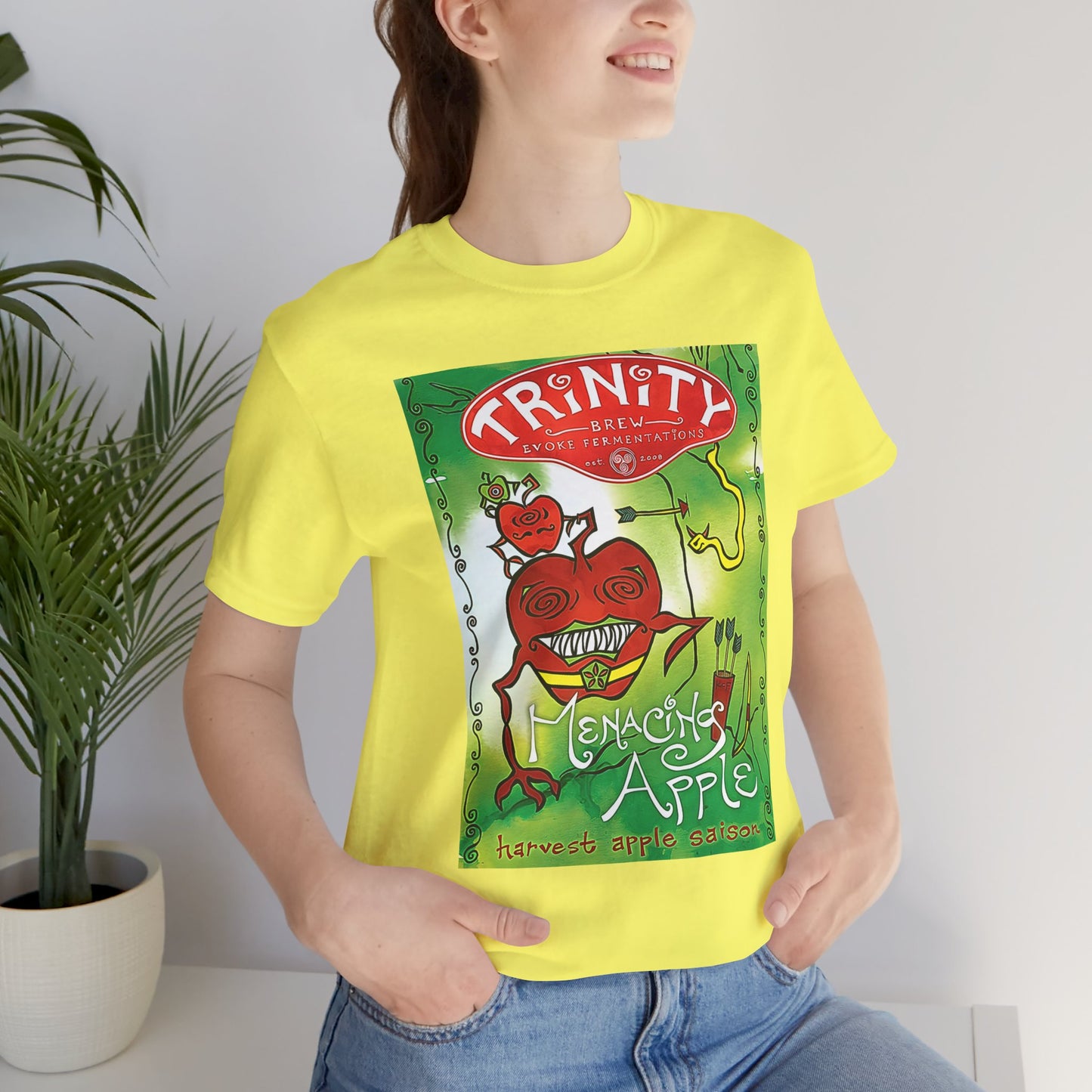 Menacing Apple Short Sleeve Tee
