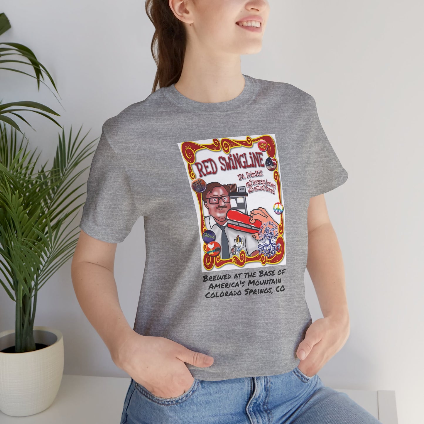 TRiNiTY GABF Gold Medal Winner Red Swingline Sour IPA - Unisex Jersey Short Sleeve Tee