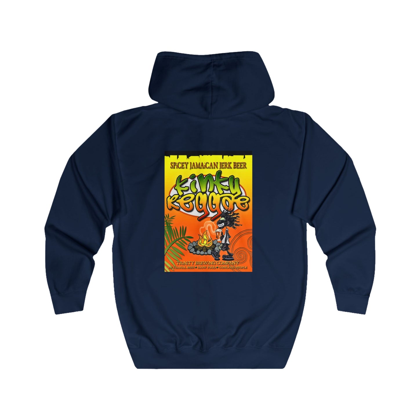 Funky Reggae Hoodie - Unisex Full Zip Hoodie