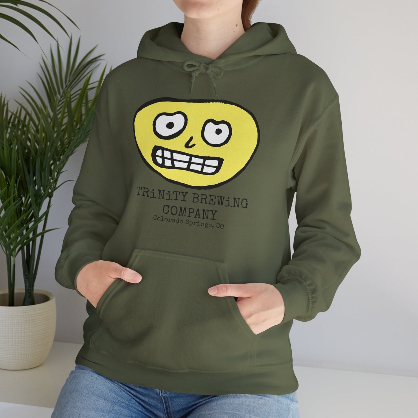 TRiNiTY Brewing Beerface Logo - Unisex Heavy Blend™ Hooded Sweatshirt