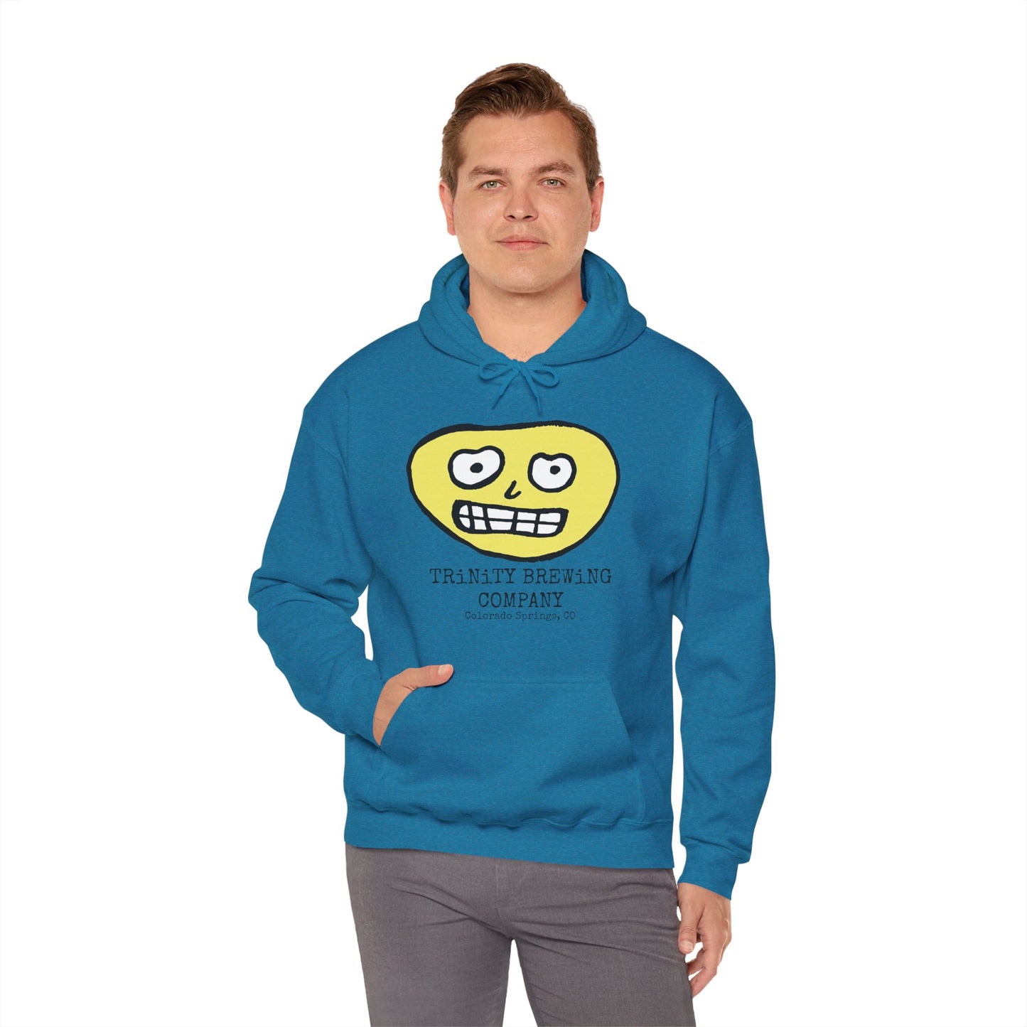 TRiNiTY Brewing Beerface Logo - Unisex Heavy Blend™ Hooded Sweatshirt