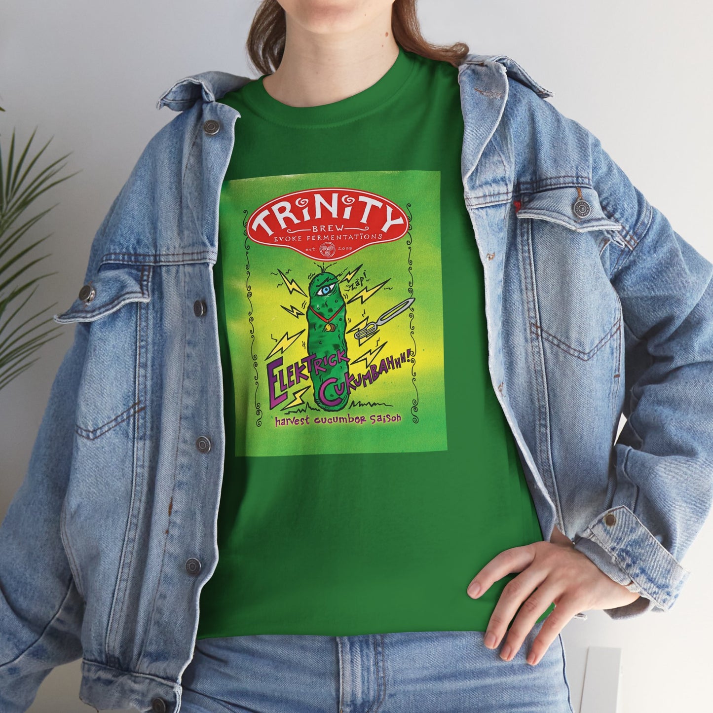 TRiNiTY Electric Cukumbahh (Darker Colors) - Unisex Heavy Cotton Tee