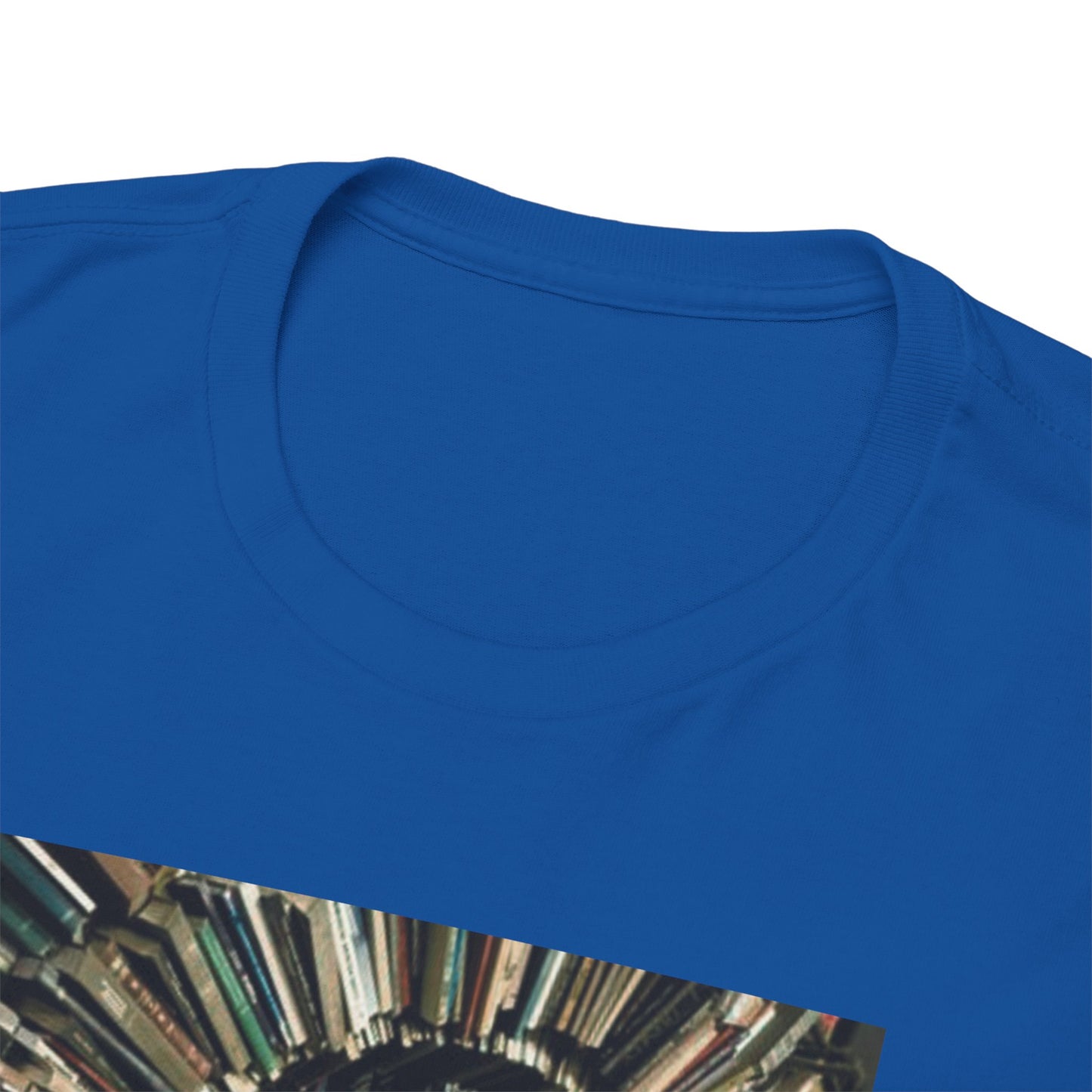 TRiNiTY Book Arch (Red Logo on Back) - Unisex Heavy Cotton Tee