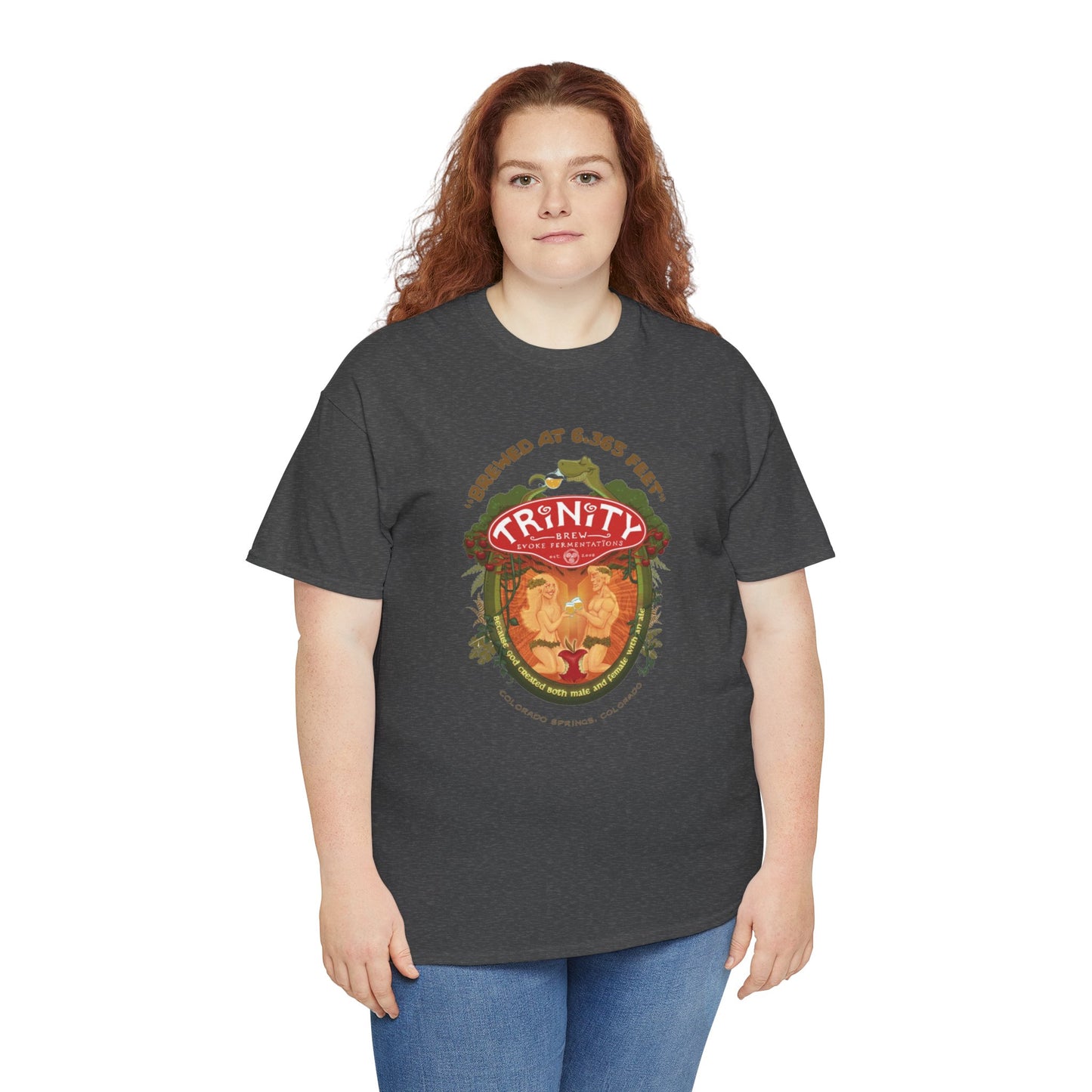 Adam & Eve Ale (Darker Colors) - Unisex Heavy Cotton Tee