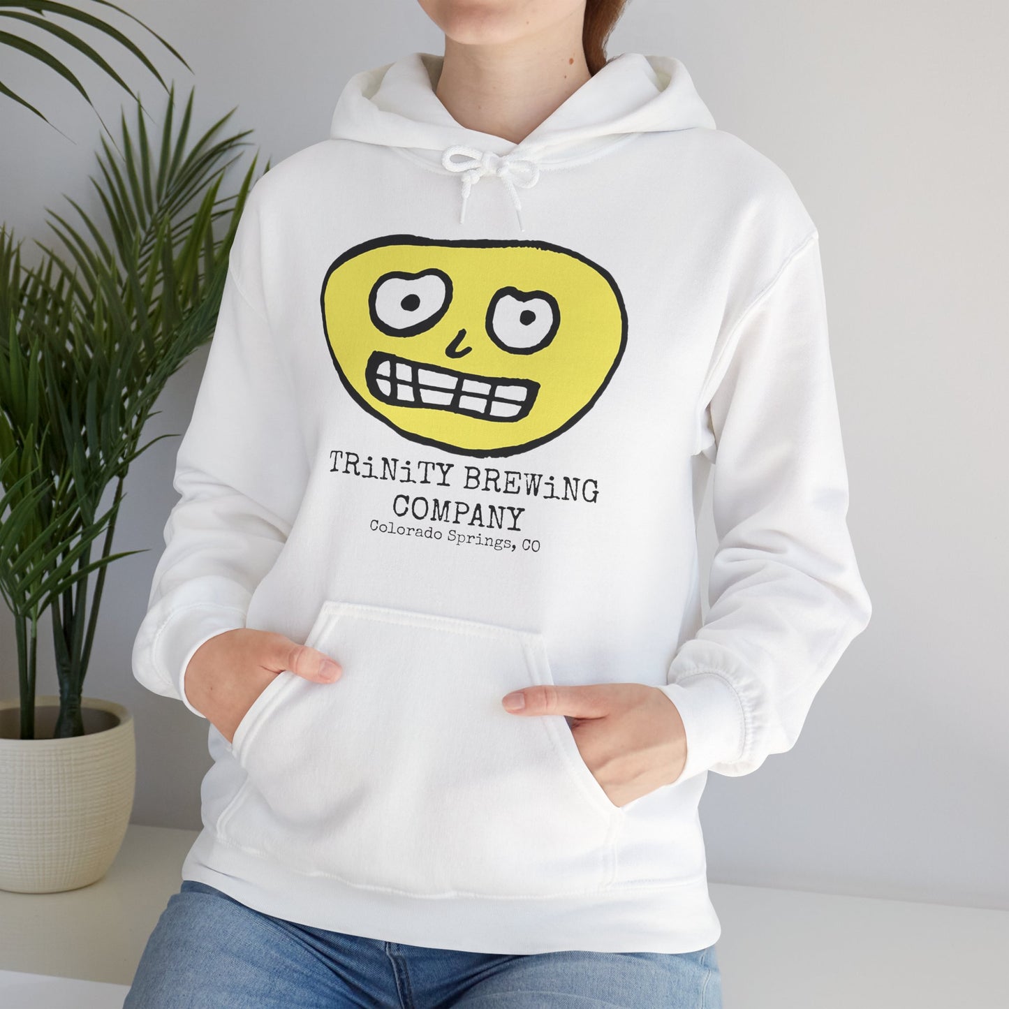 TRiNiTY Brewing Beerface Logo - Unisex Heavy Blend™ Hooded Sweatshirt