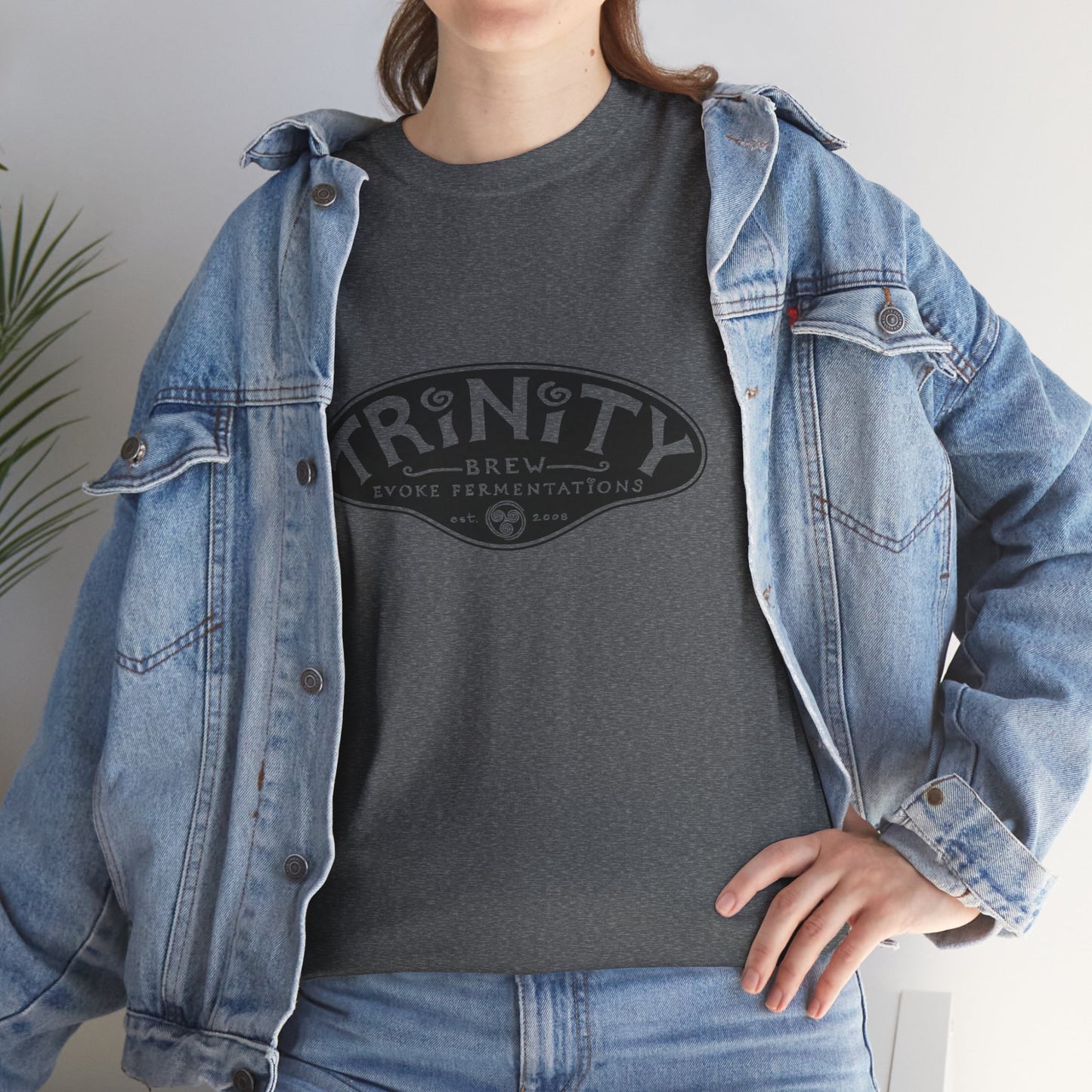 TRiNiTY Classic Logo/ Black - Unisex Heavy Cotton Tee