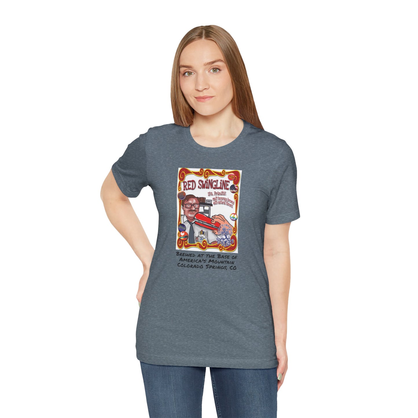 TRiNiTY GABF Gold Medal Winner Red Swingline Sour IPA - Unisex Jersey Short Sleeve Tee
