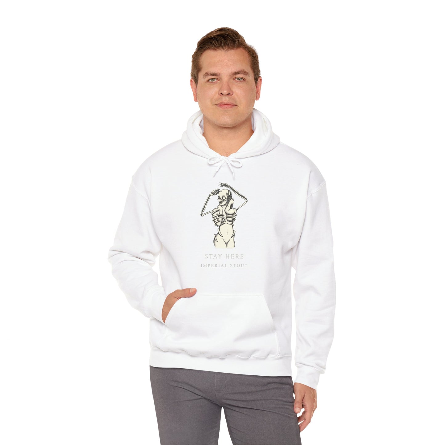 Stay Here Imperial Stout Hooded Sweatshirt