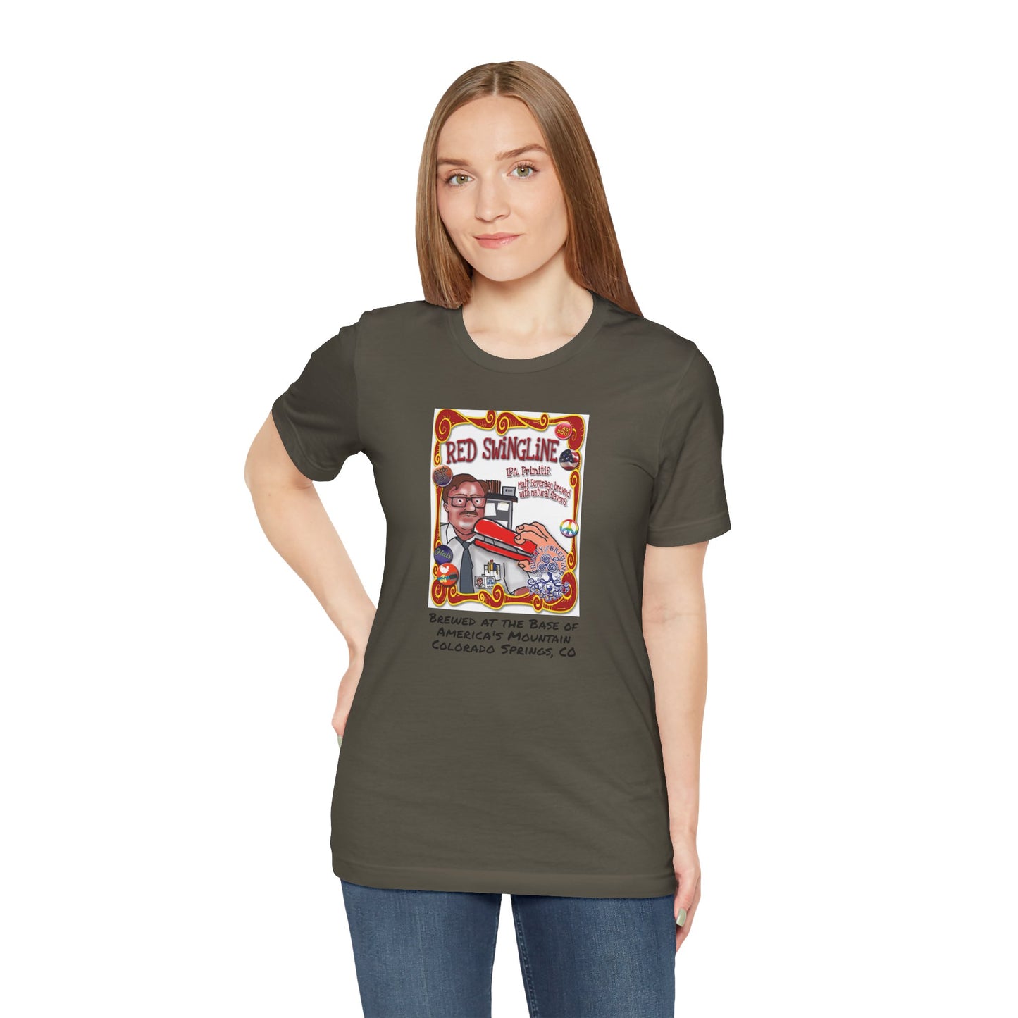 TRiNiTY GABF Gold Medal Winner Red Swingline Sour IPA - Unisex Jersey Short Sleeve Tee