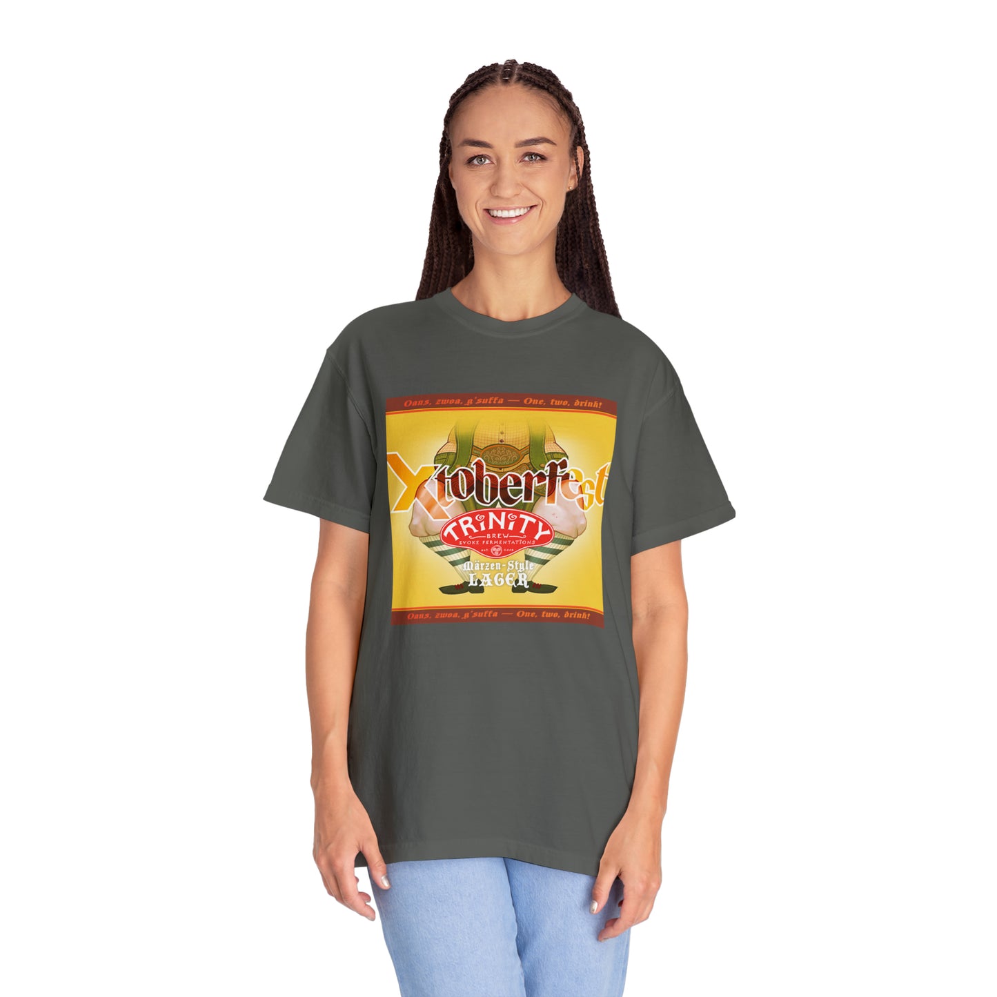 TRiNiTY Xtoberfest (Darker Colors) Oktoberfest T-Shirt - Unisex Garment-Dyed T-shirt