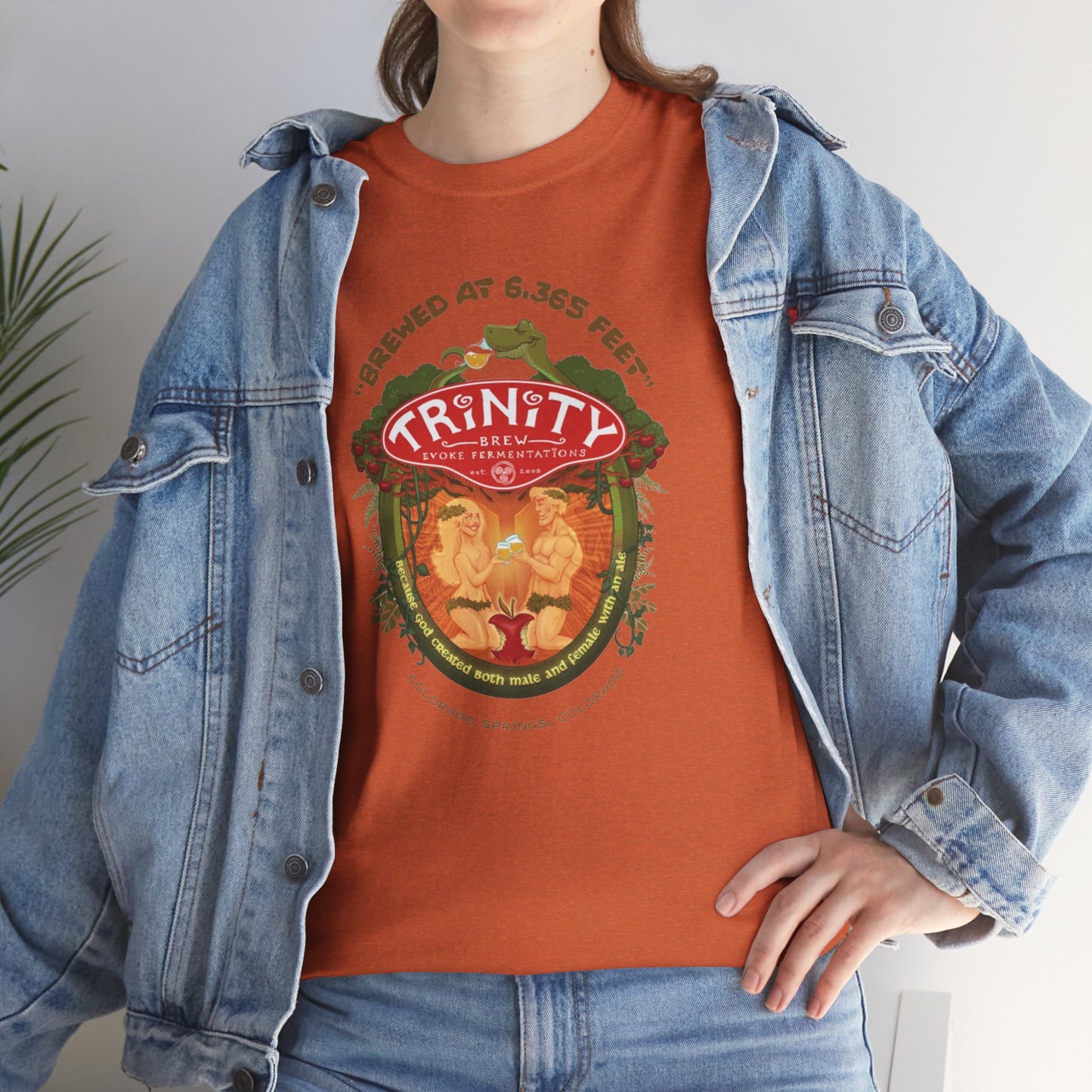 Adam & Eve Ale (Darker Colors) - Unisex Heavy Cotton Tee