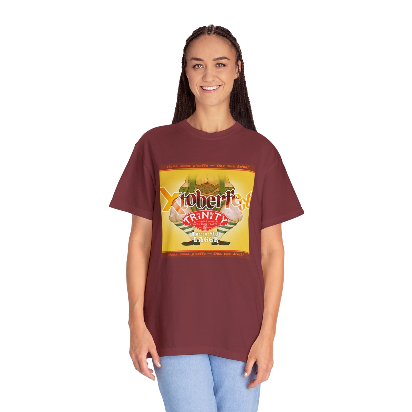 TRiNiTY Xtoberfest (Darker Colors) Oktoberfest T-Shirt - Unisex Garment-Dyed T-shirt