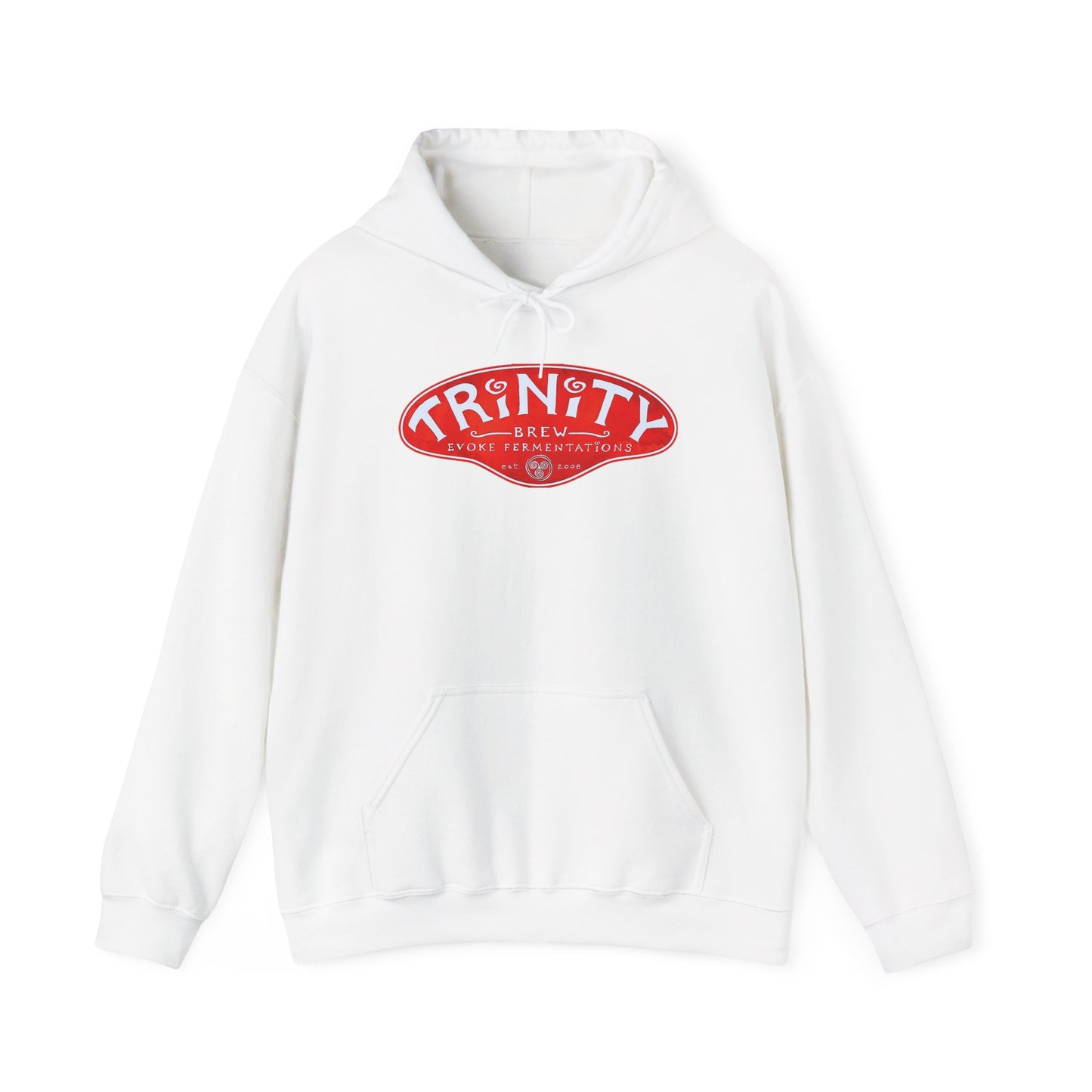 Trinity logo Front with Flo logo back Unisex Heavy Blend™ Hooded Sweatshirt