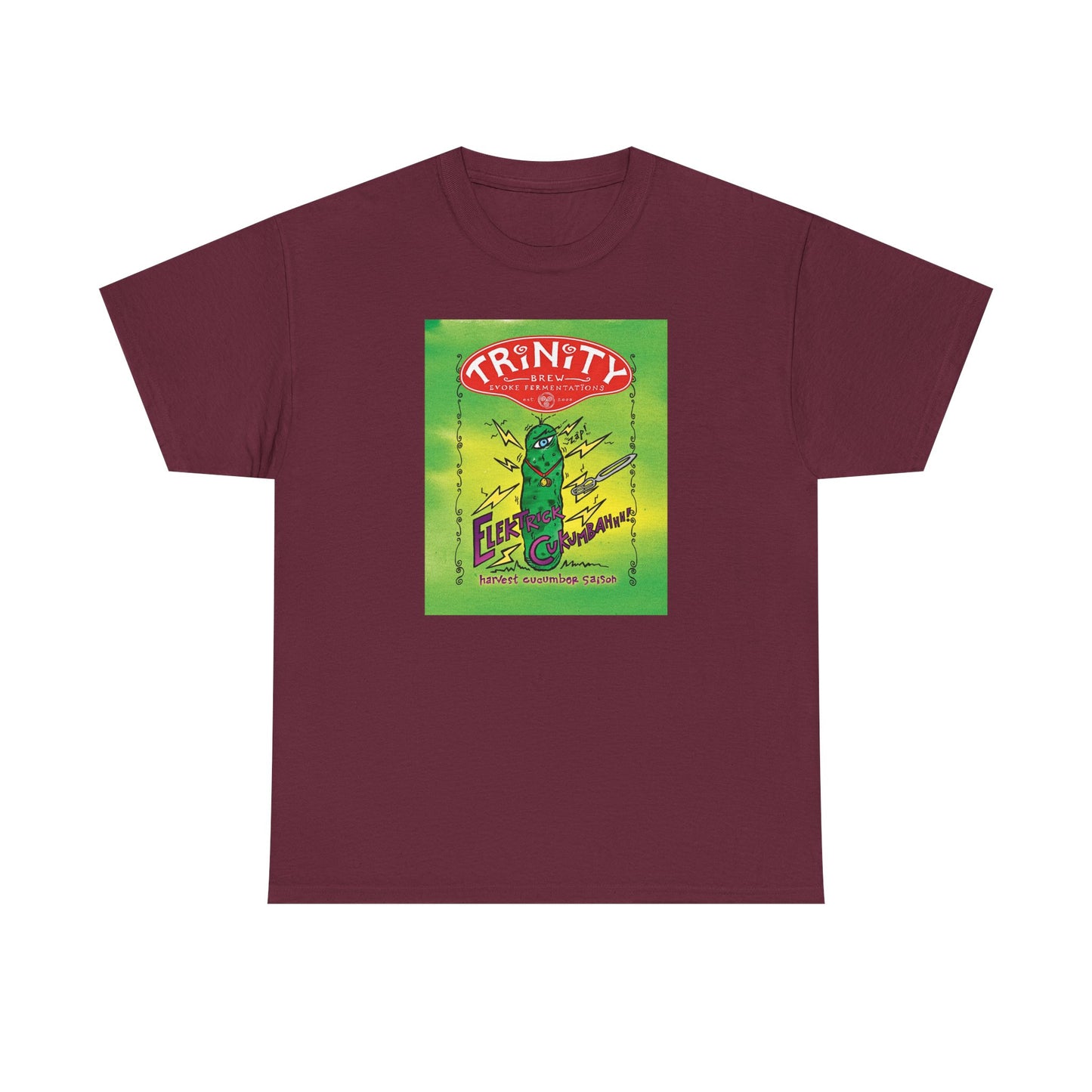 TRiNiTY Electric Cukumbahh (Darker Colors) - Unisex Heavy Cotton Tee