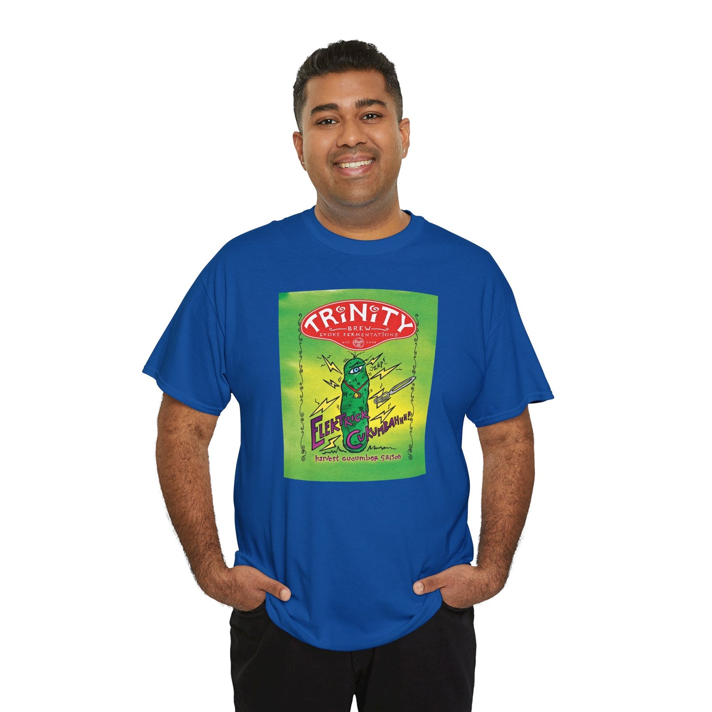 TRiNiTY Electric Cukumbahh (Darker Colors) - Unisex Heavy Cotton Tee