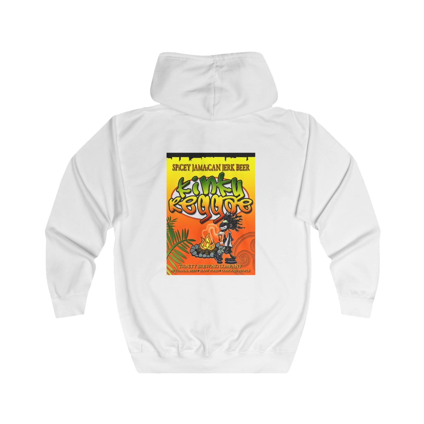 Funky Reggae Hoodie - Unisex Full Zip Hoodie