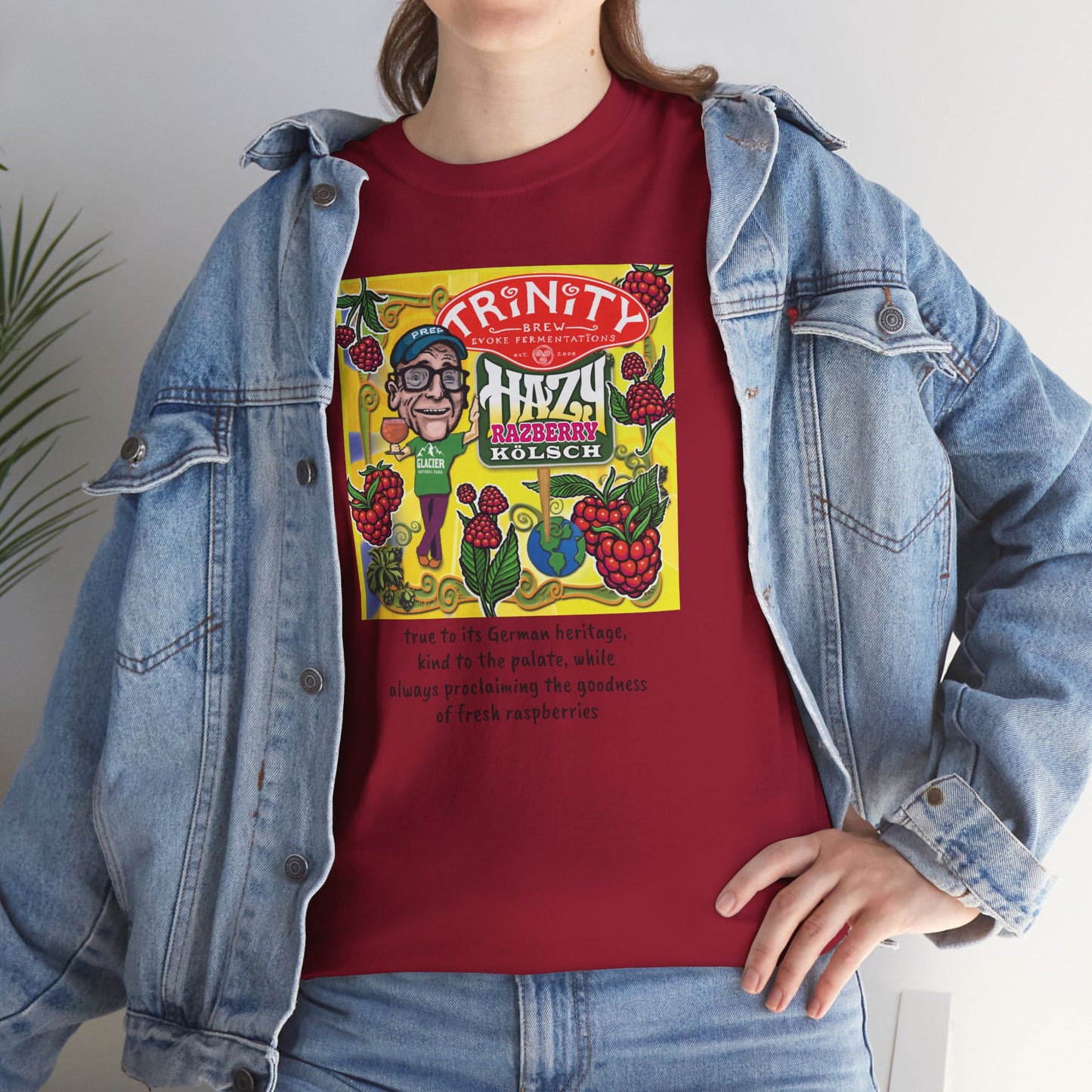 Hazy Razberry Kolsch - Unisex Heavy Cotton Tee