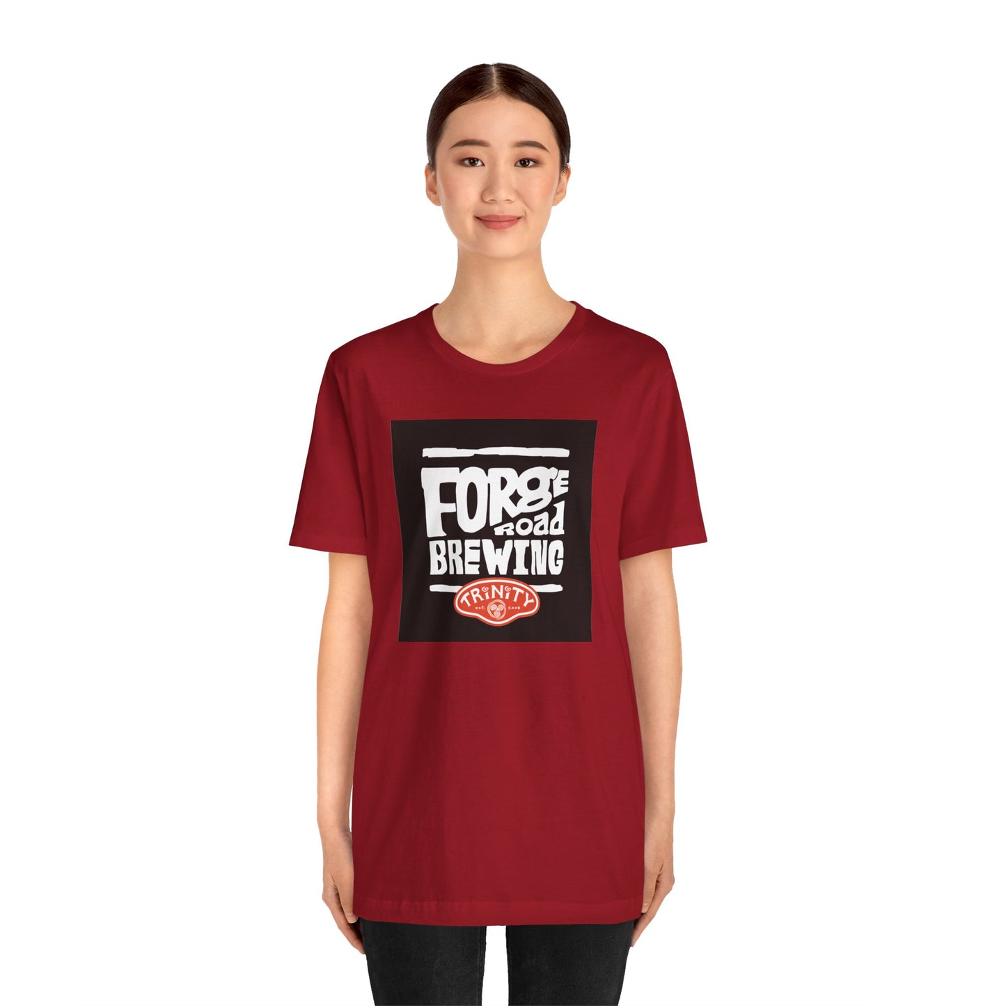 T2 Forge Road Brewery - Unisex Jersey Short Sleeve Tee