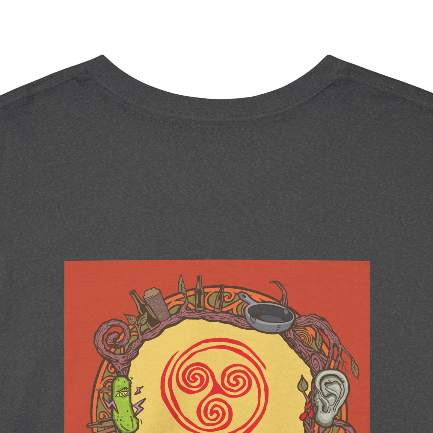TRiNiTY Classic Logo RED - Unisex Heavy Cotton Tee