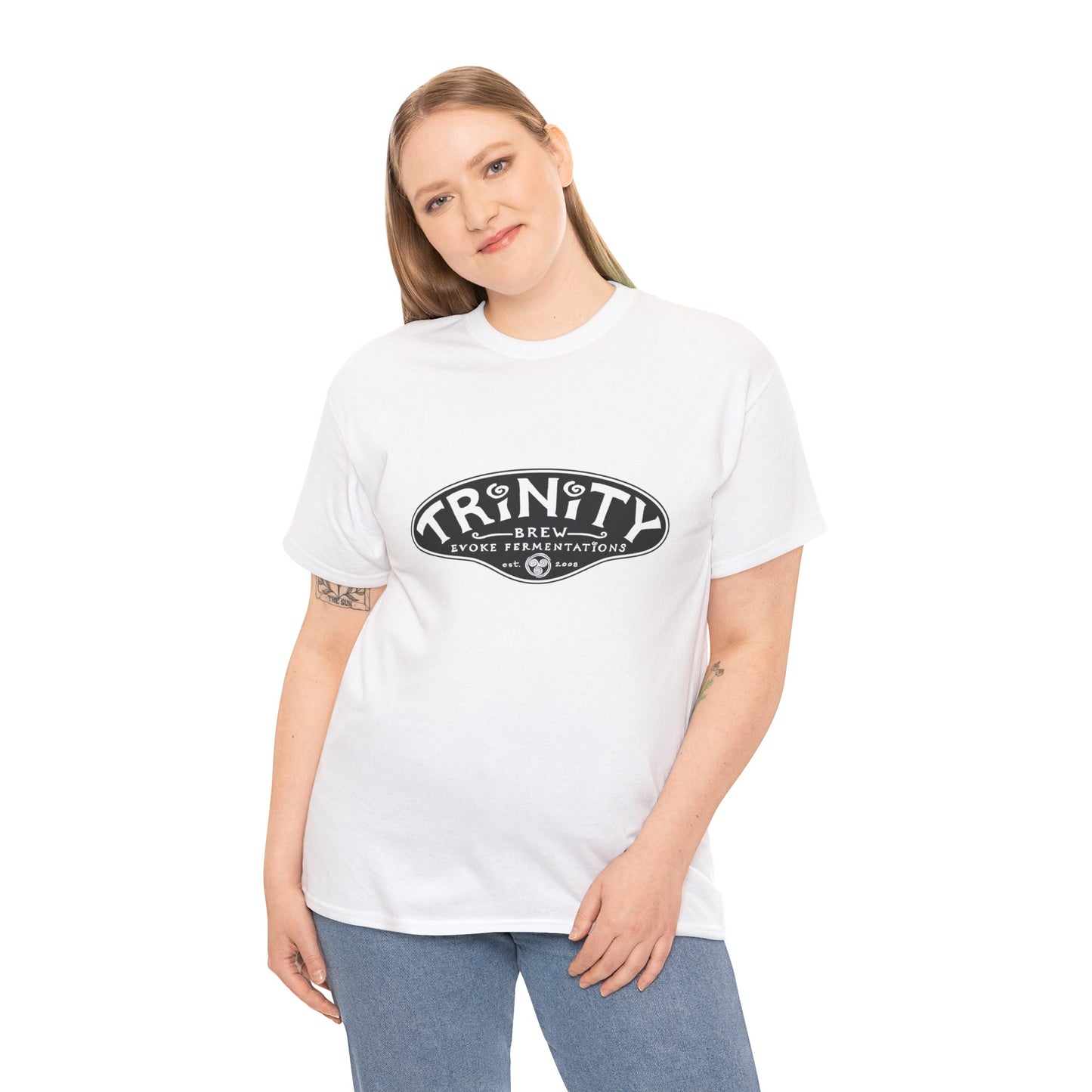 TRiNiTY Classic Logo/ Black - Unisex Heavy Cotton Tee