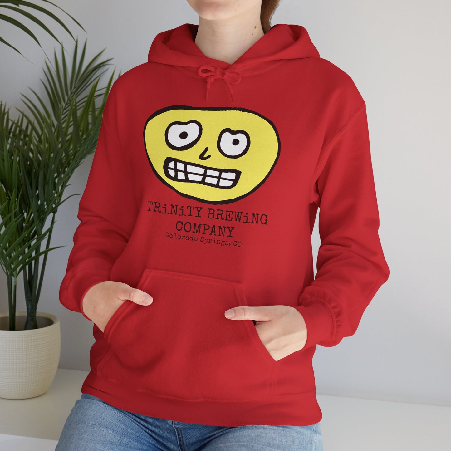 TRiNiTY Brewing Beerface Logo - Unisex Heavy Blend™ Hooded Sweatshirt