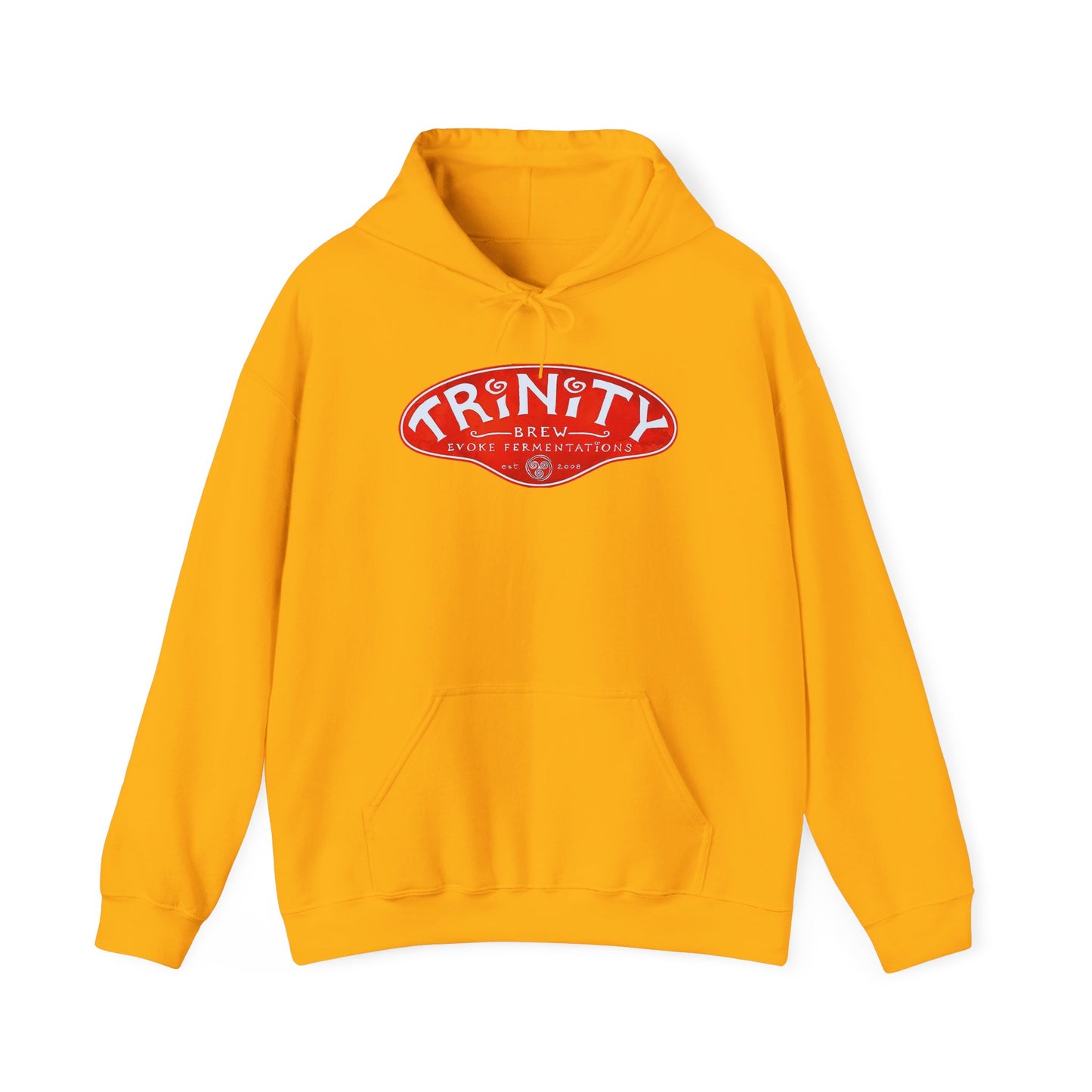 Trinity logo Front with Flo logo back Unisex Heavy Blend™ Hooded Sweatshirt
