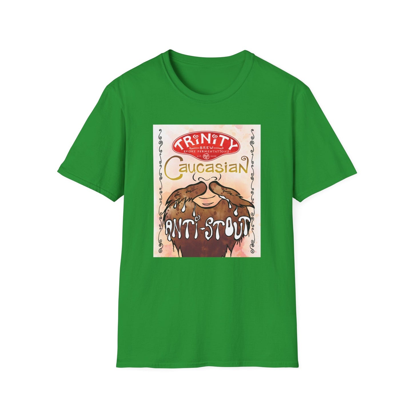 TRiNiTY Caucasian Anti-Stout - Unisex Softstyle T-Shirt