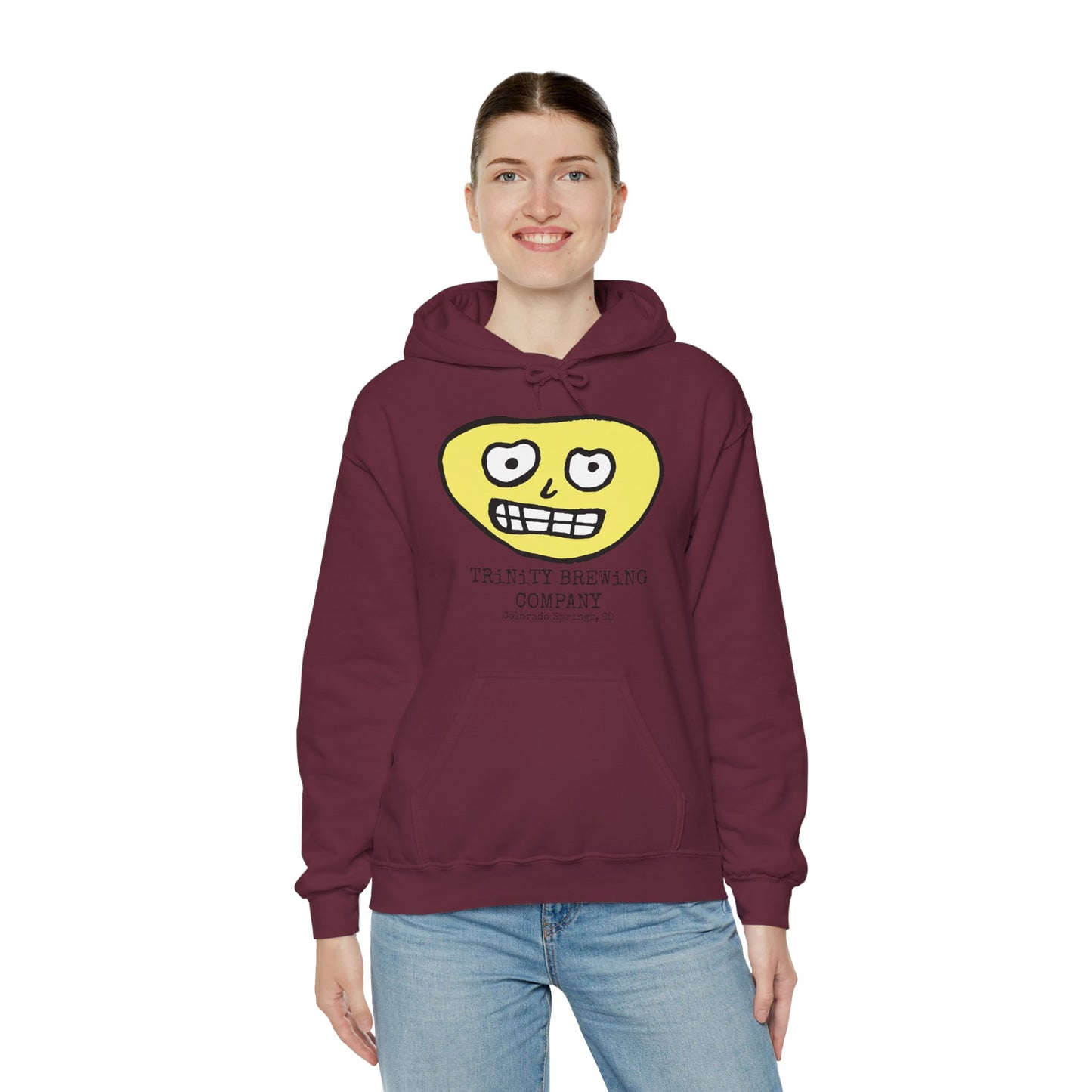TRiNiTY Brewing Beerface Logo - Unisex Heavy Blend™ Hooded Sweatshirt
