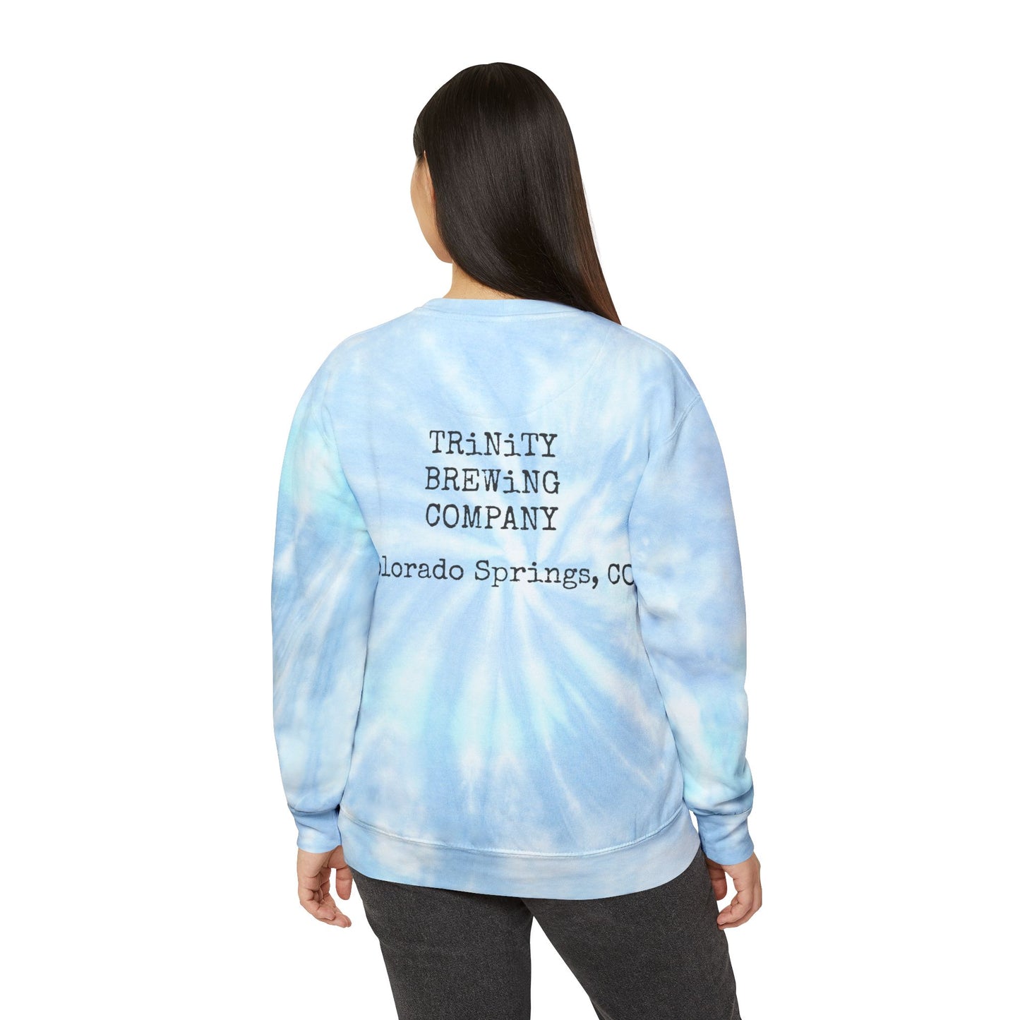 TRiNiTY Sour Series/ Golden Acid Trip - Unisex Tie-Dye Sweatshirt