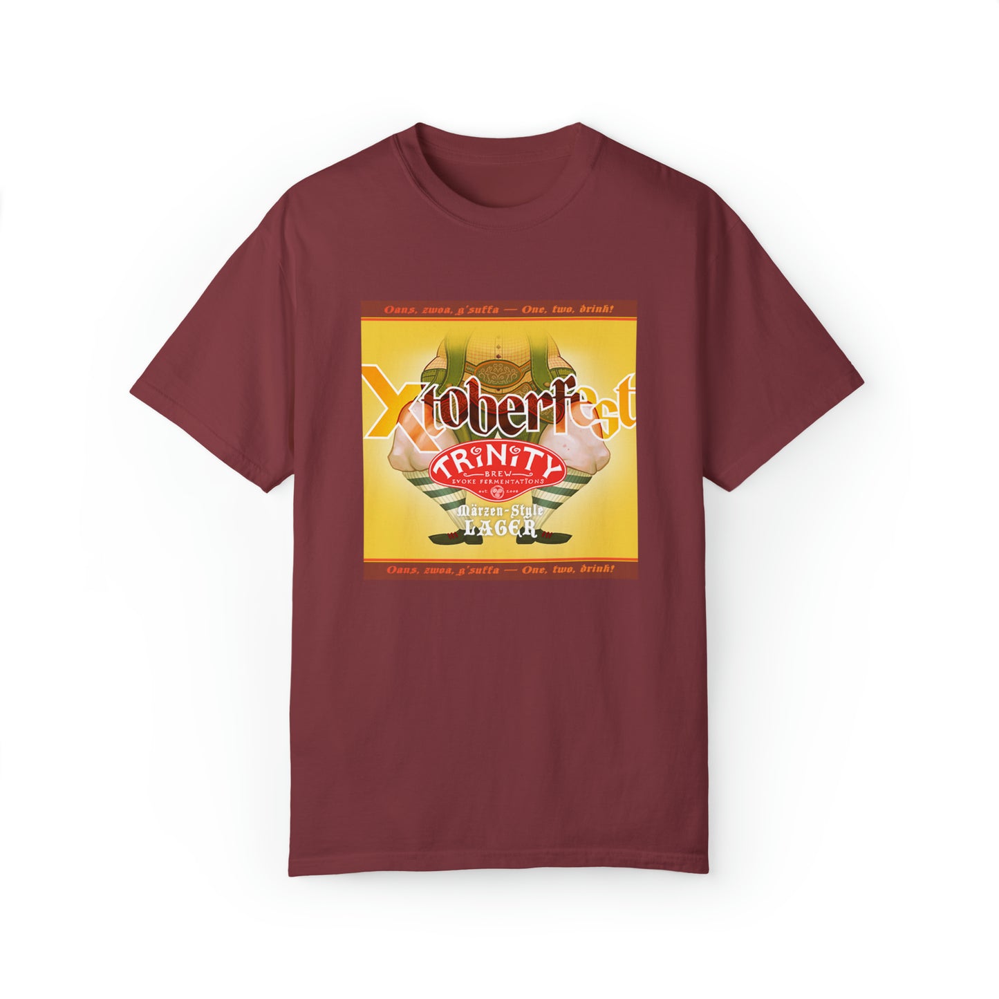 TRiNiTY Xtoberfest (Darker Colors) Oktoberfest T-Shirt - Unisex Garment-Dyed T-shirt