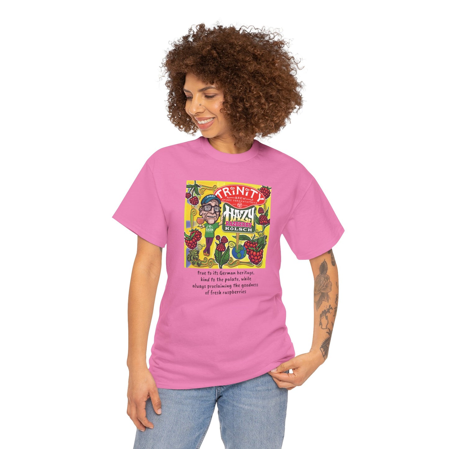 Hazy Razberry Kolsch - Unisex Heavy Cotton Tee