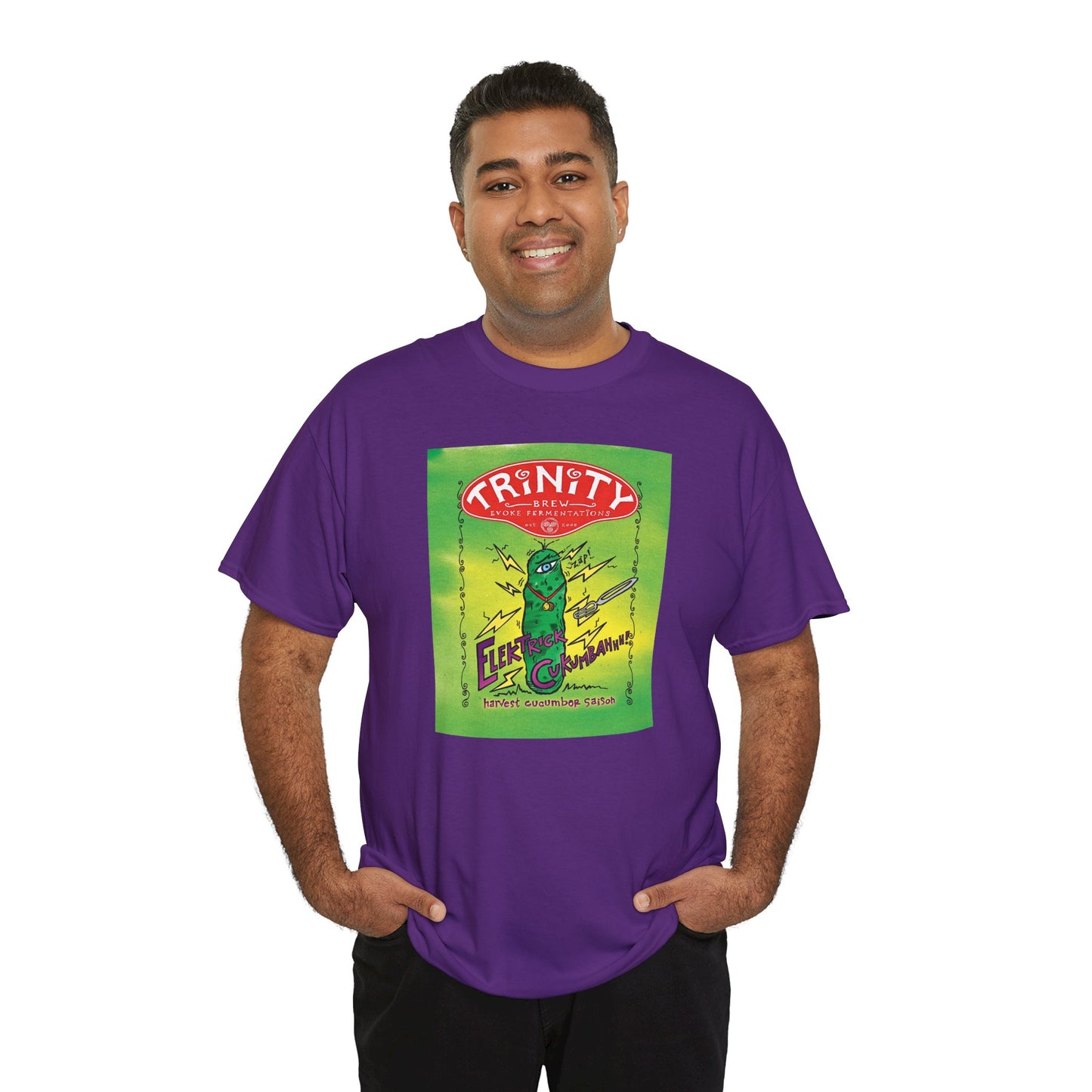 TRiNiTY Electric Cukumbahh (Darker Colors) - Unisex Heavy Cotton Tee