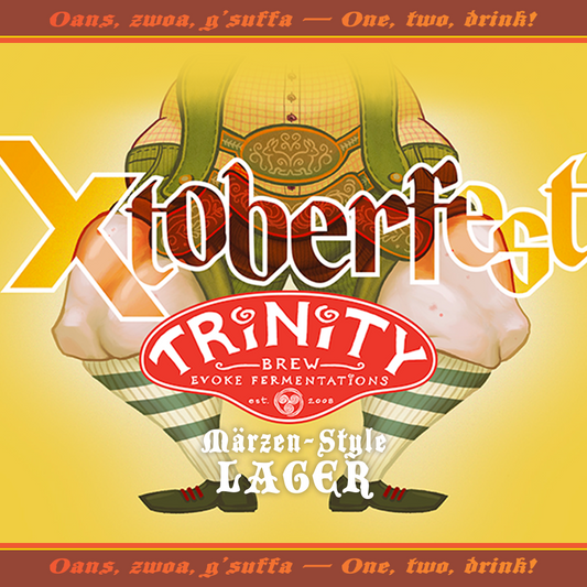 TRiNiTY Xtoberfest (Darker Colors) Oktoberfest T-Shirt - Unisex Garment-Dyed T-shirt