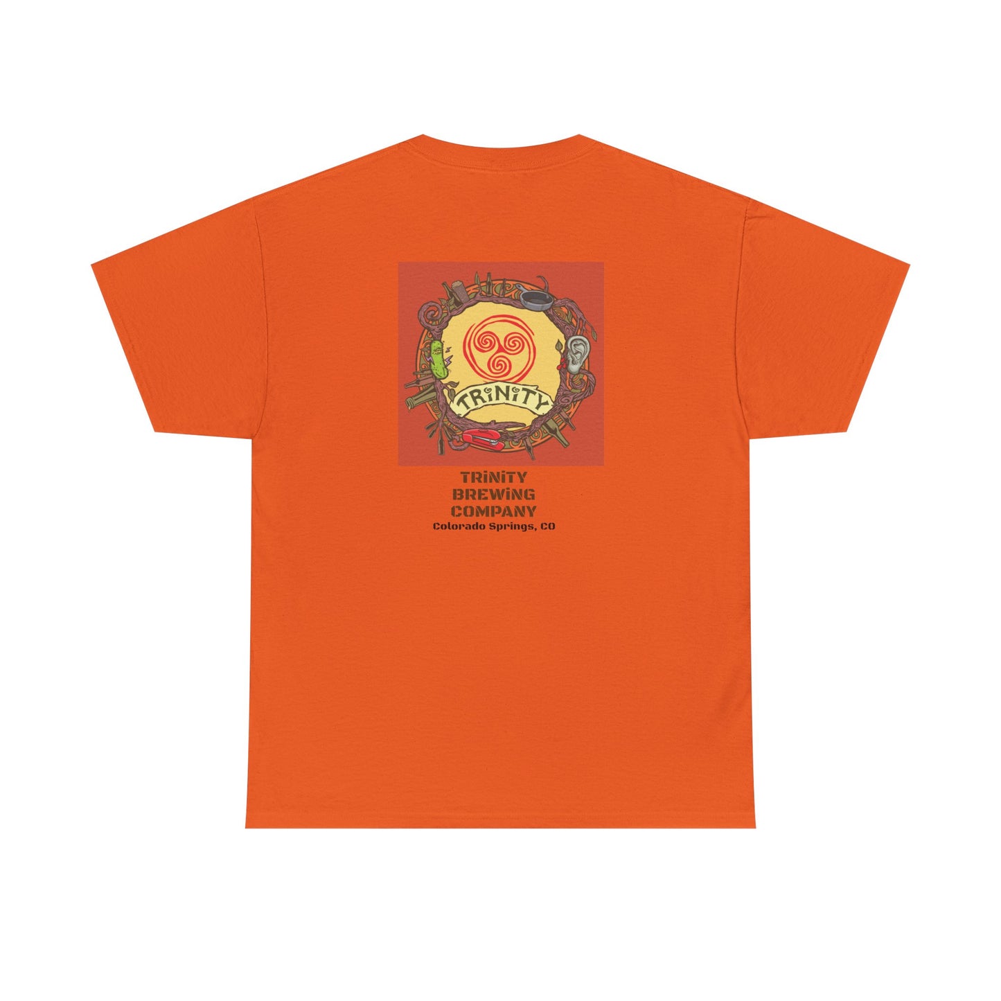 TRiNiTY Classic Logo RED - Unisex Heavy Cotton Tee