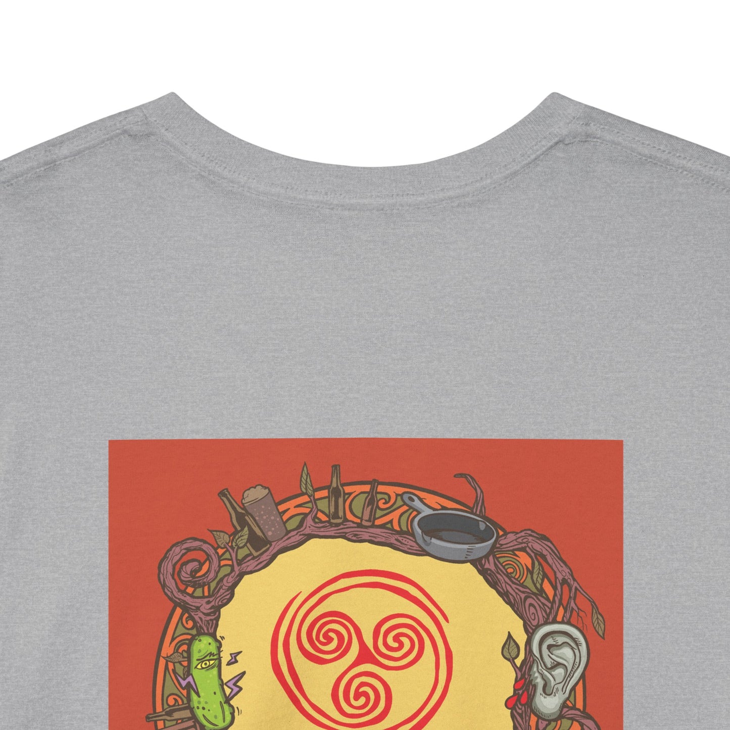 TRiNiTY Classic Logo RED - Unisex Heavy Cotton Tee