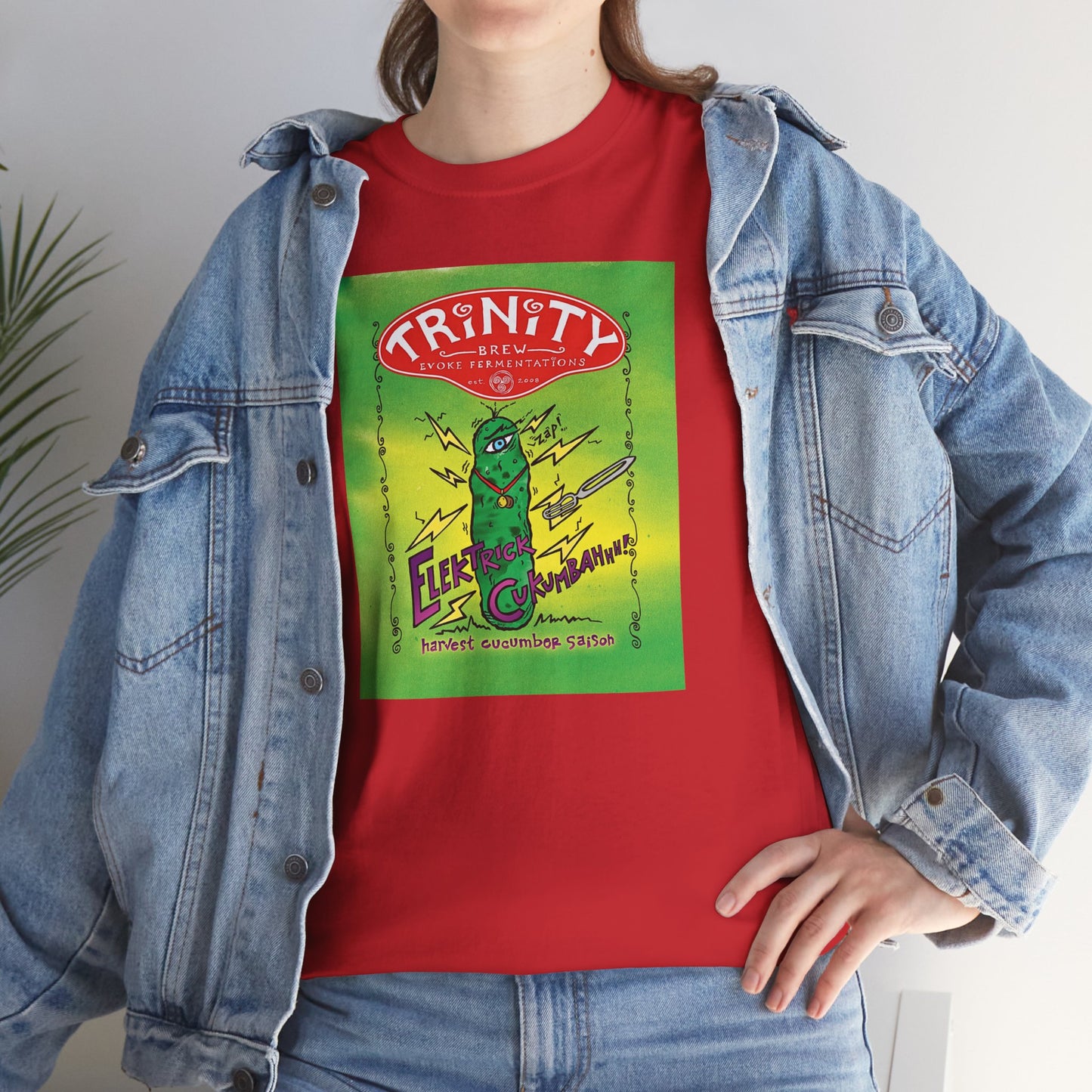 TRiNiTY Electric Cukumbahh (Darker Colors) - Unisex Heavy Cotton Tee