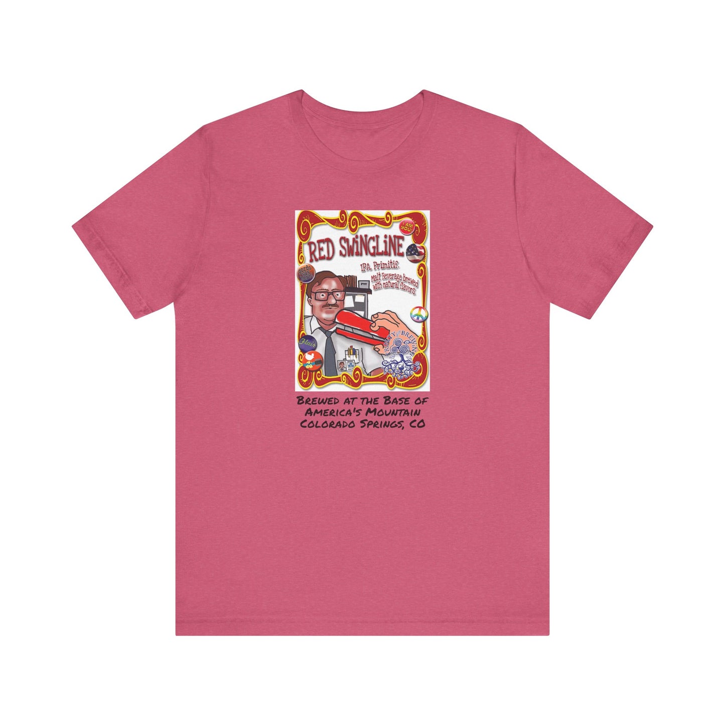 TRiNiTY GABF Gold Medal Winner Red Swingline Sour IPA - Unisex Jersey Short Sleeve Tee