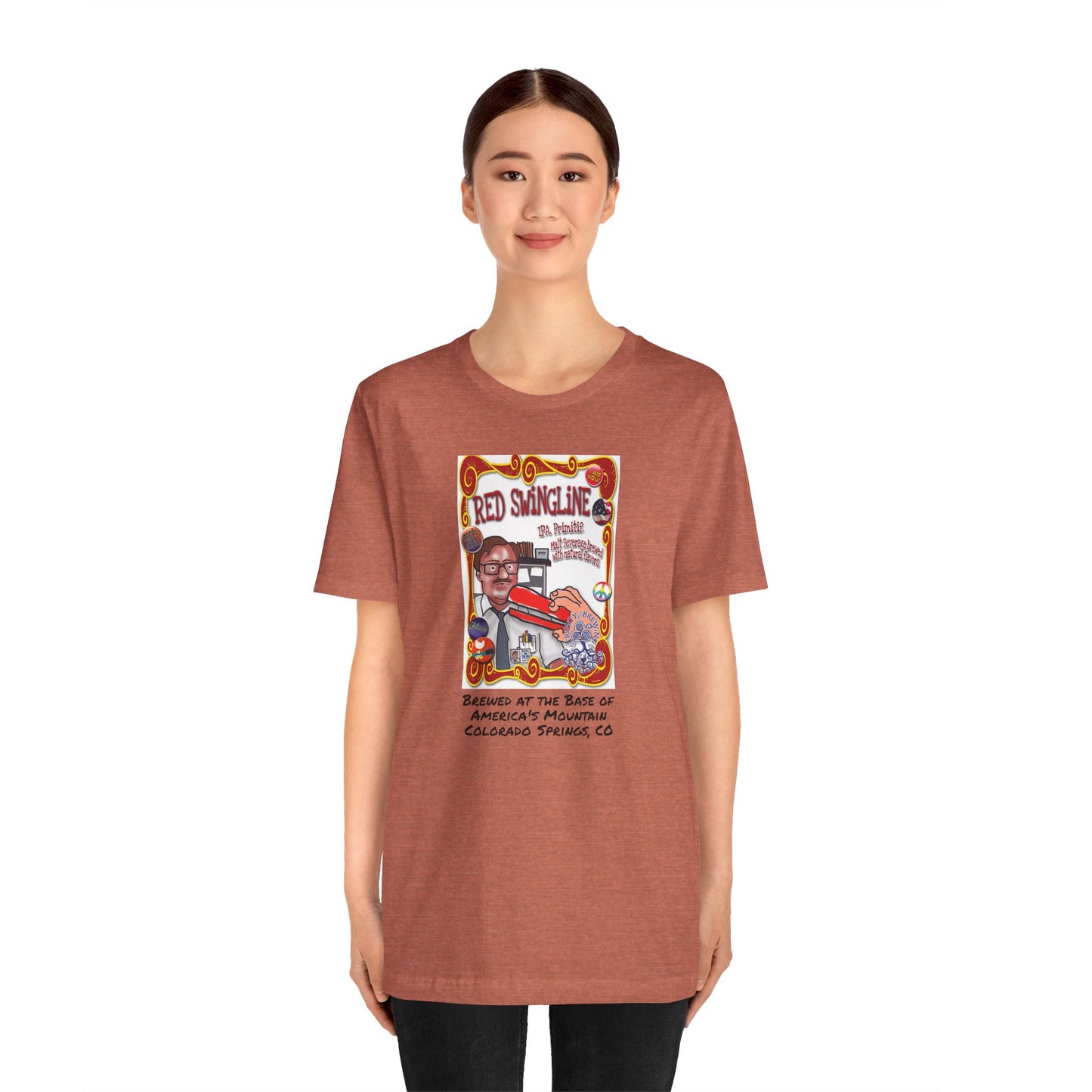 TRiNiTY GABF Gold Medal Winner Red Swingline Sour IPA - Unisex Jersey Short Sleeve Tee
