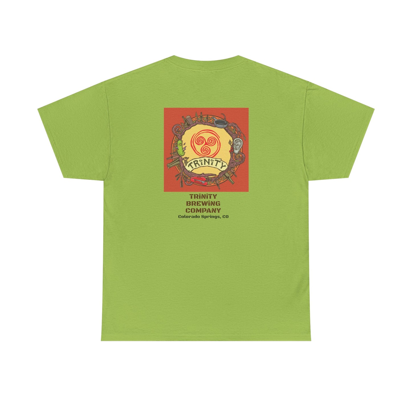 TRiNiTY Classic Logo RED - Unisex Heavy Cotton Tee